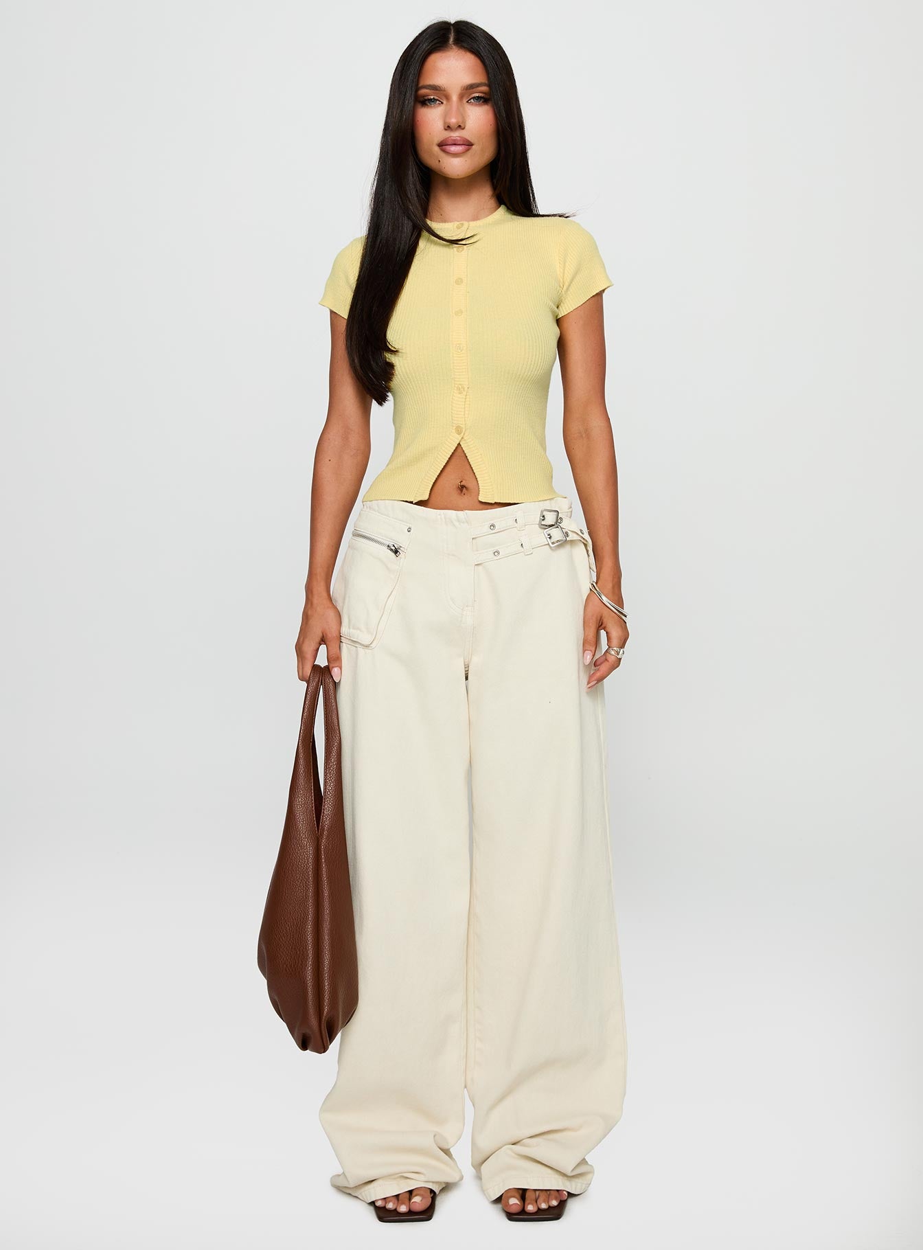 Suzu Knit Top Lemon - Image 7