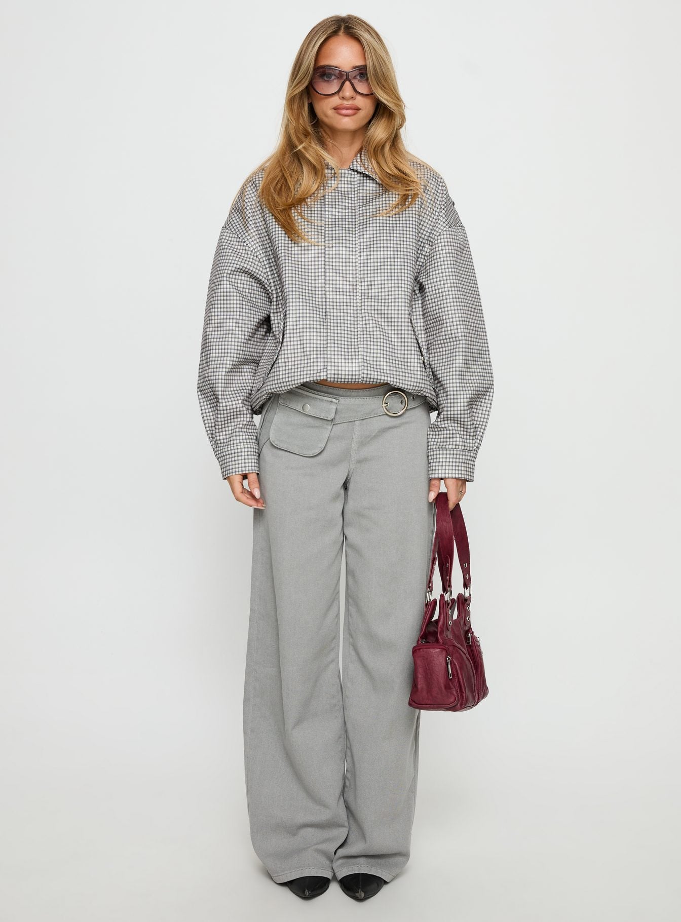 Kenny Bomber Jacket Cream Check - Image 7