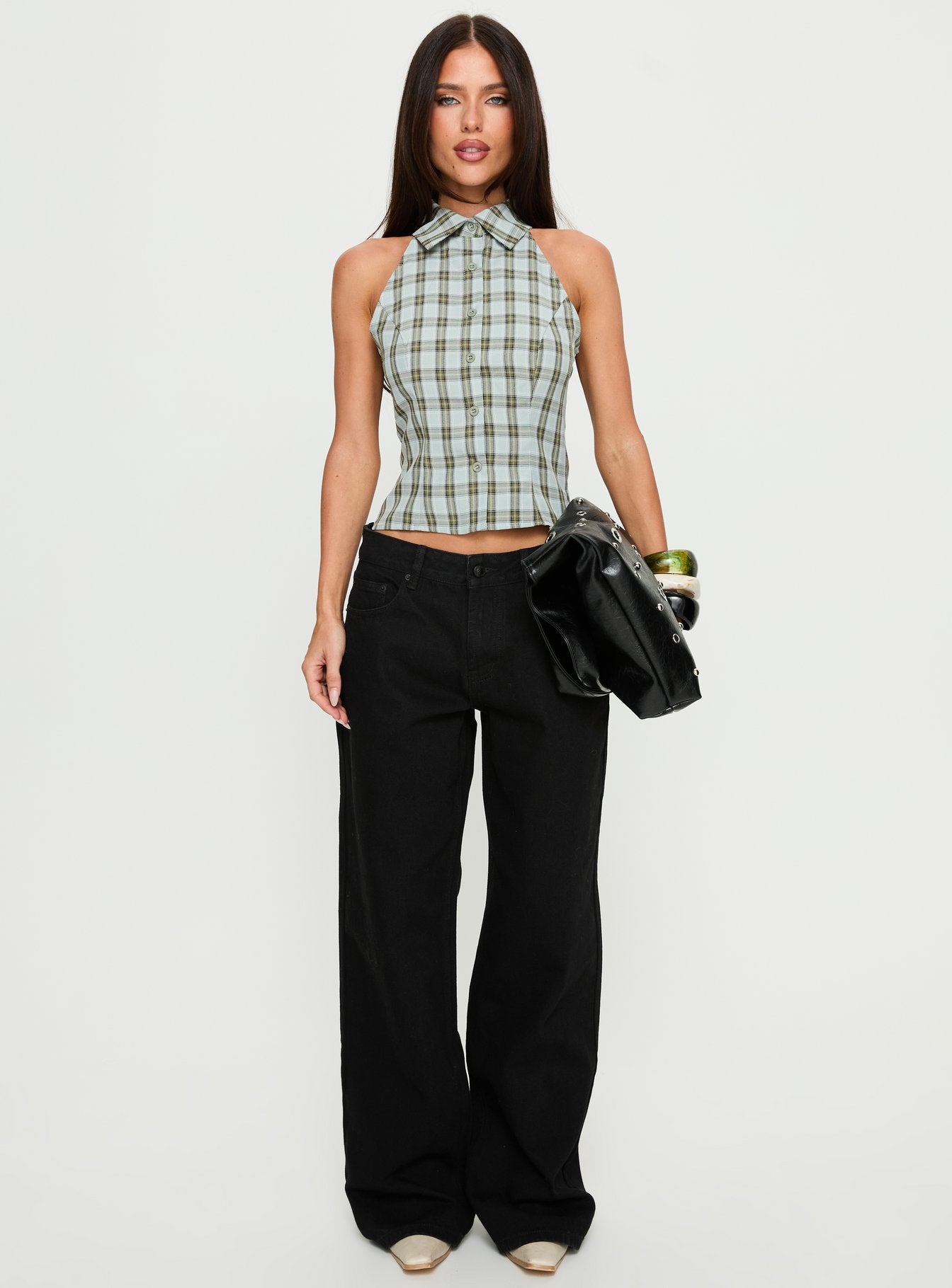 Serenitia Mid Rise Relaxed Jeans Jet Black - Image 7