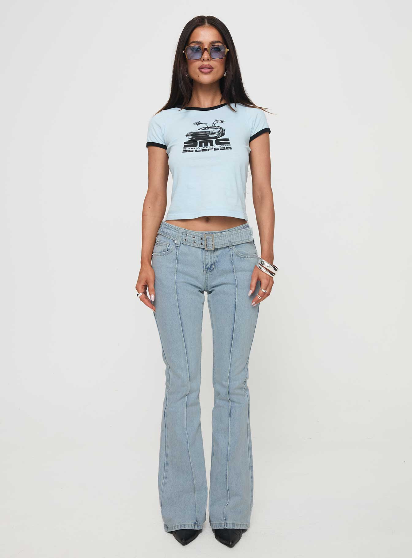 Echovalley Low Rise Jeans Light Wash - Image 7