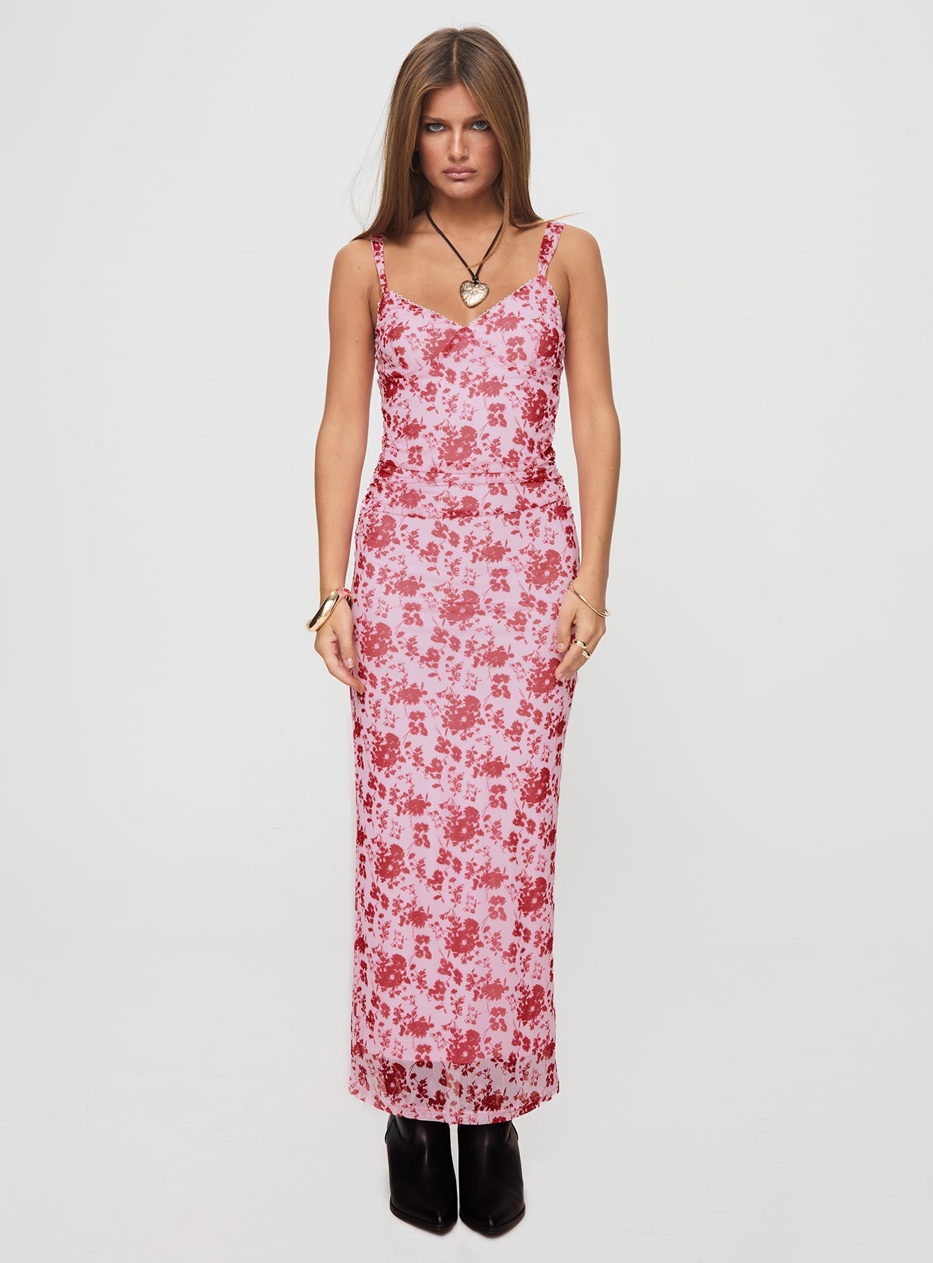 Cotter Maxi Dress Pink / Floral - Image 7
