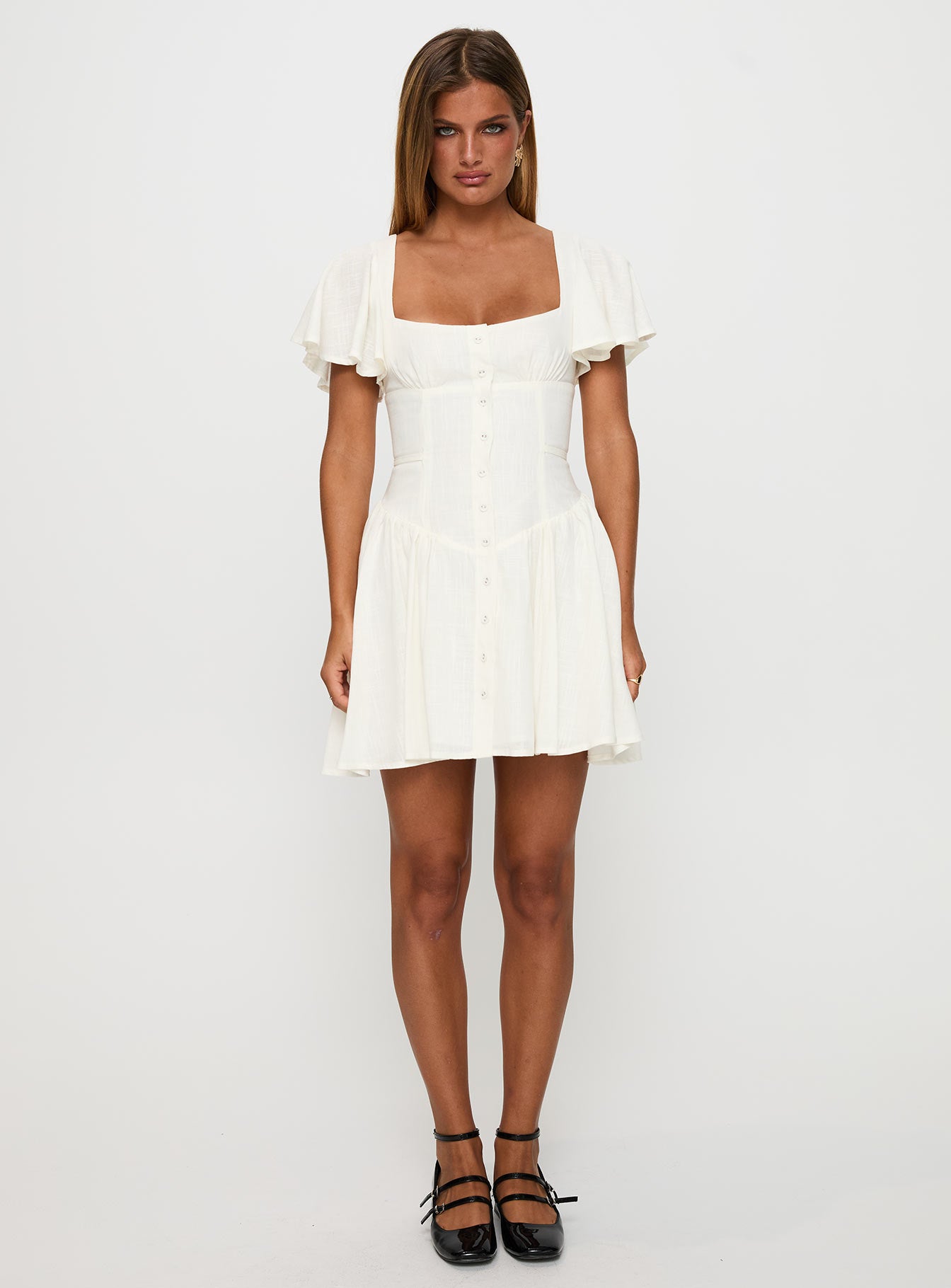 Forever More Mini Dress White - Image 7