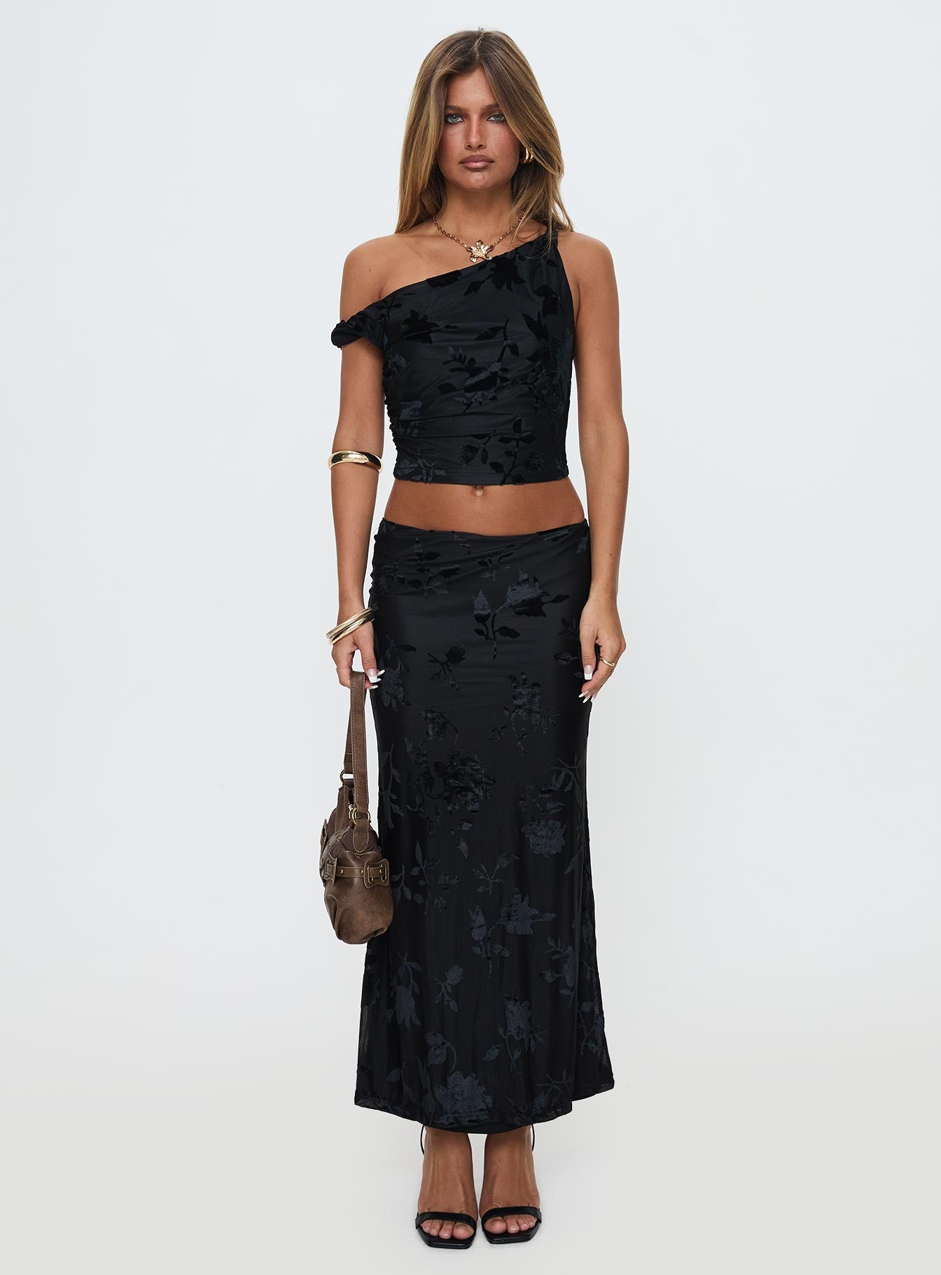 Look At You Go Asymmetrical Set Black - Image 7