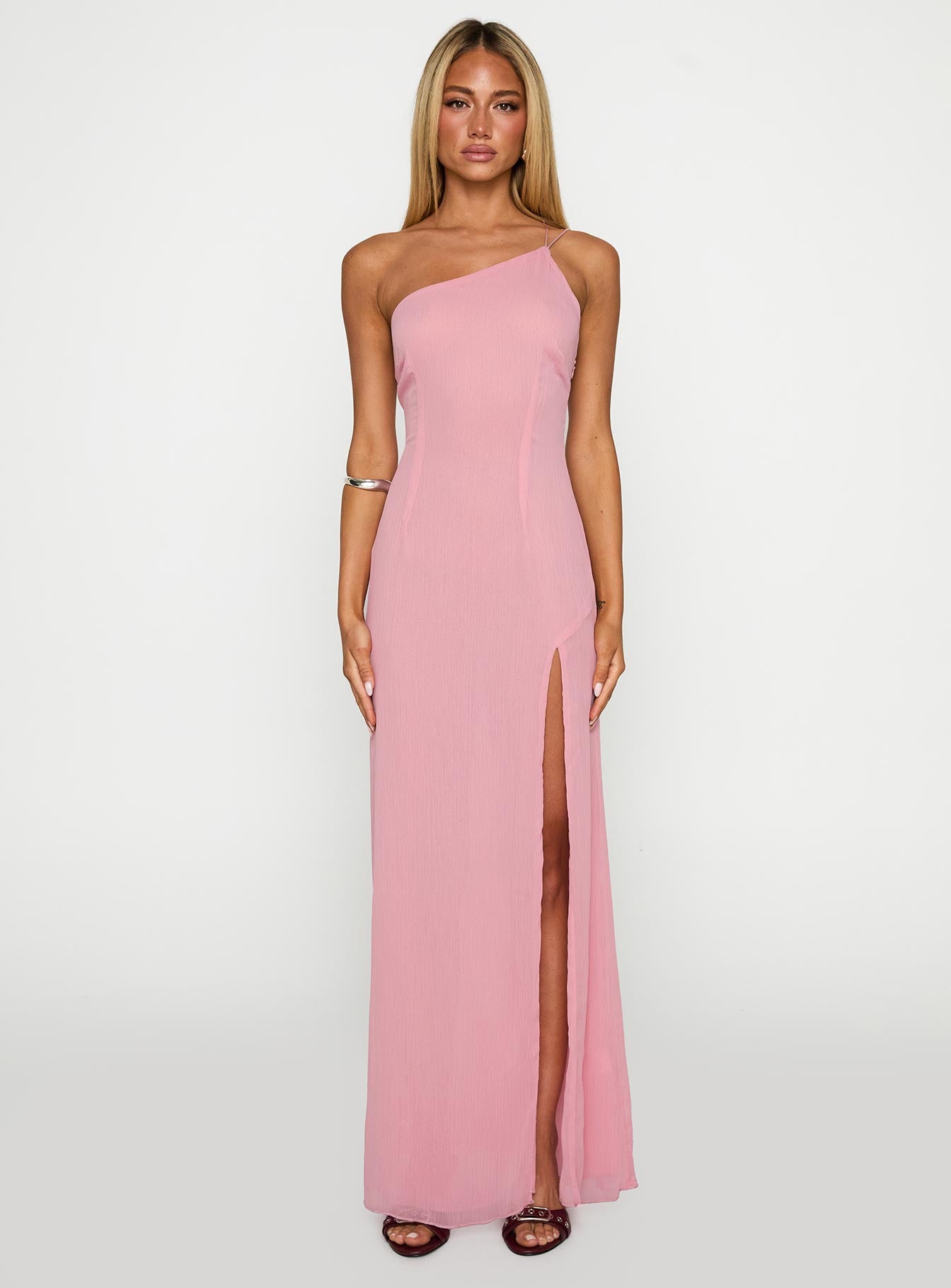 Kiss Of Life Chiffon Maxi Dress Pink - Image 7