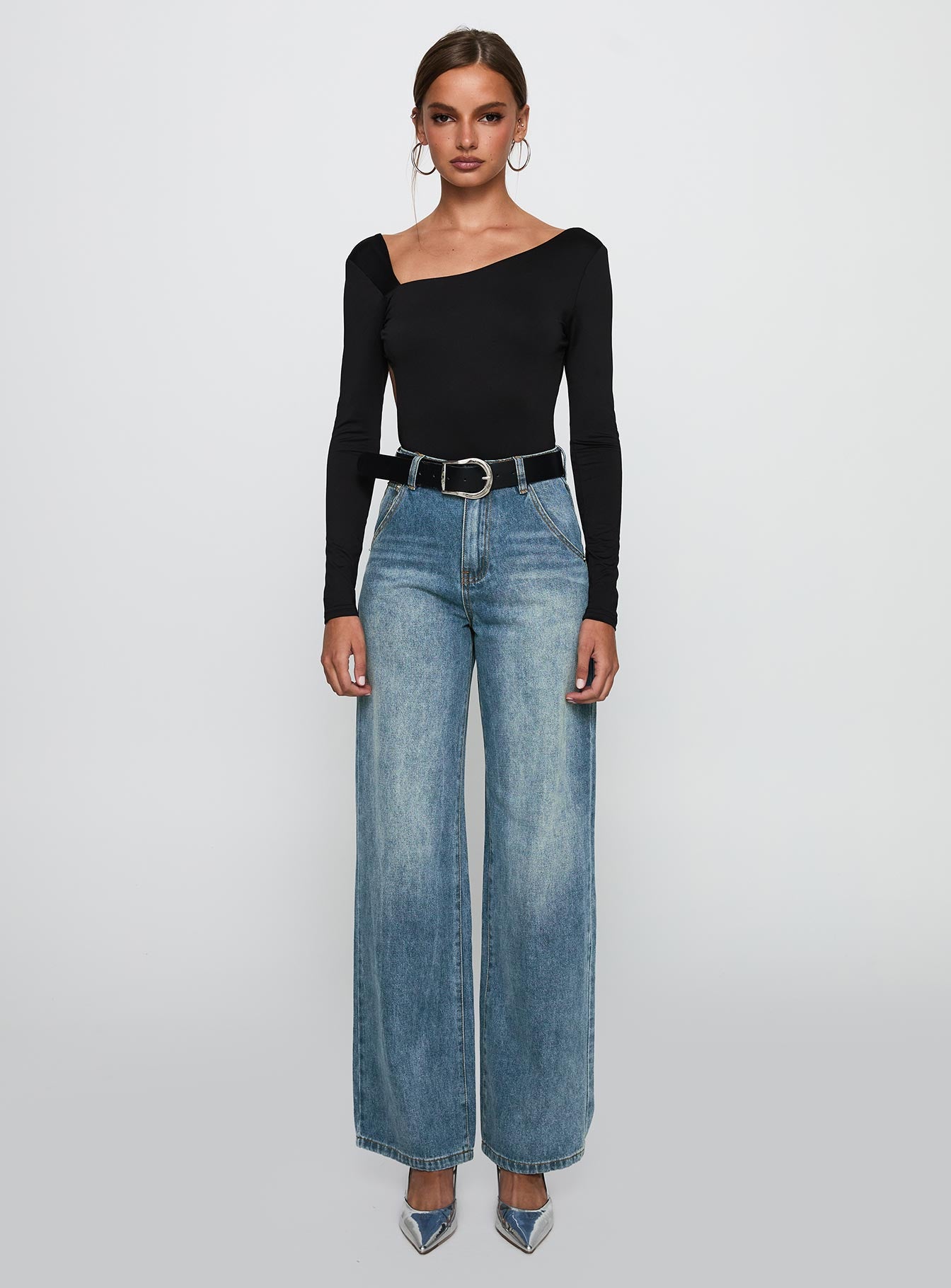 Look This Good Backless Bodysuit Black - Image 7