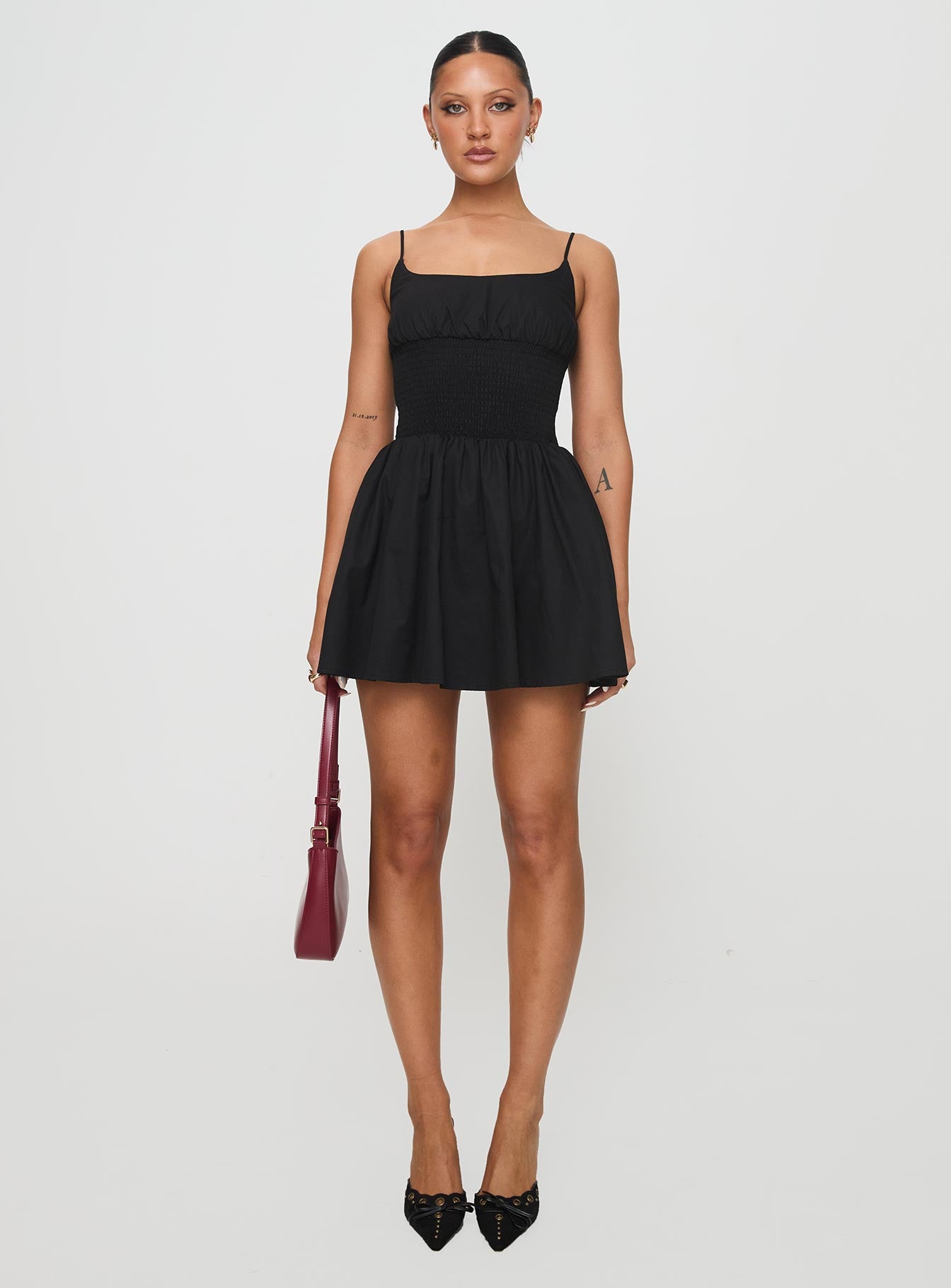 Matisse Mini Dress Black - Image 9