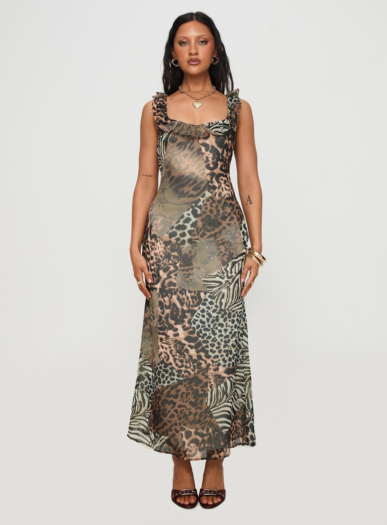 Ismeralda Maxi Dress Leopard - Image 6