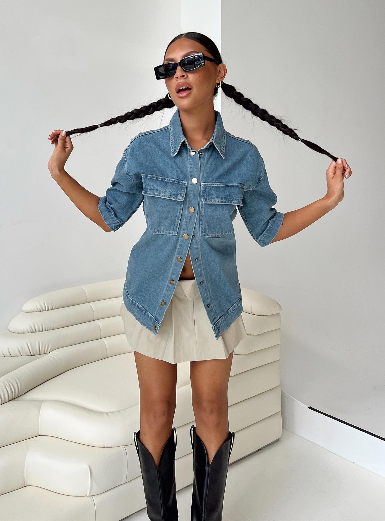 Tilse Jacket Denim - Image 7