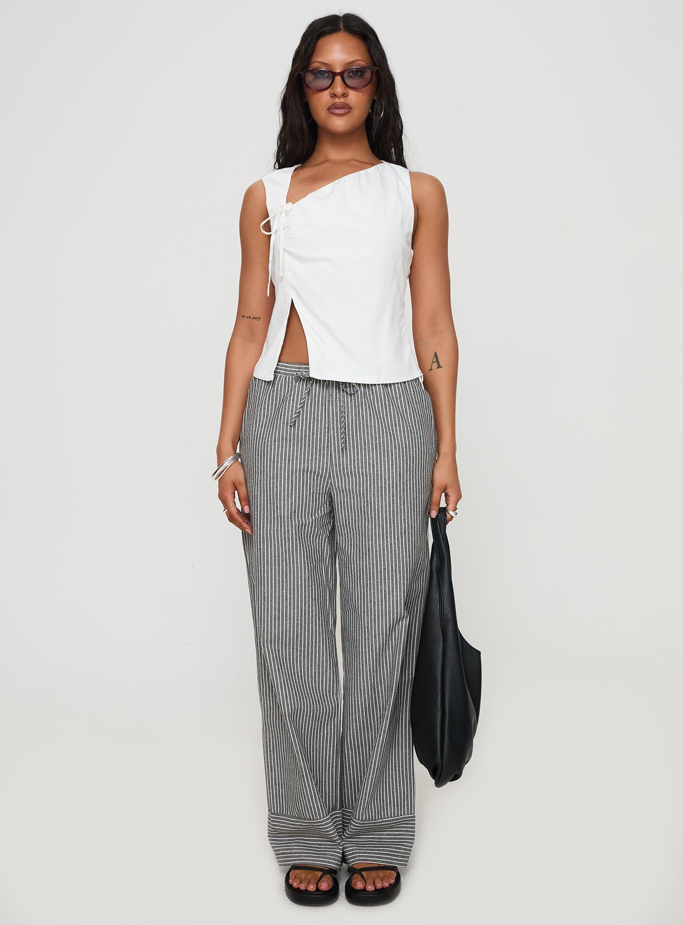 Veridian Pants Black/White Stripe - Image 7