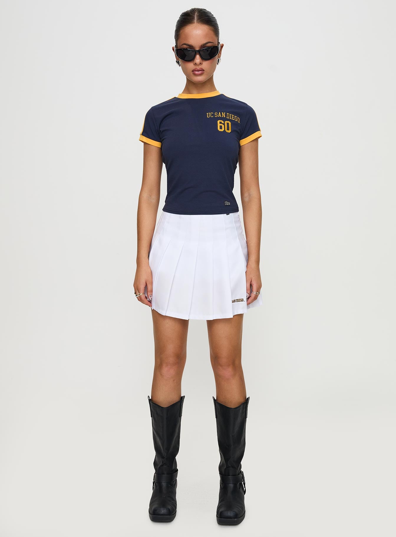 UCSD Goalie Baby Tee Navy - Image 7