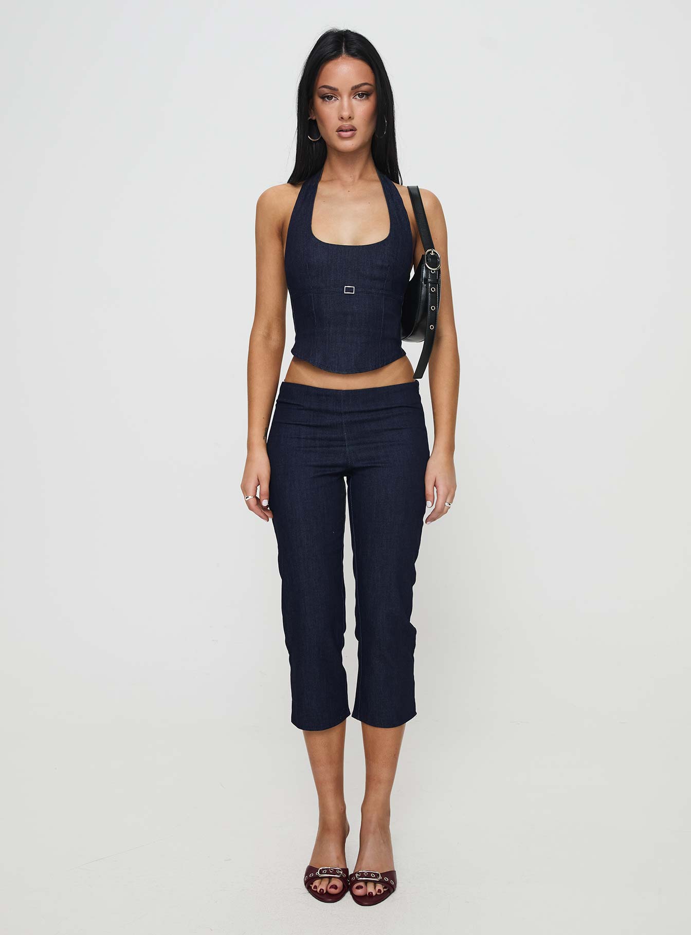 Nasya Halter Top Indigo - Image 7