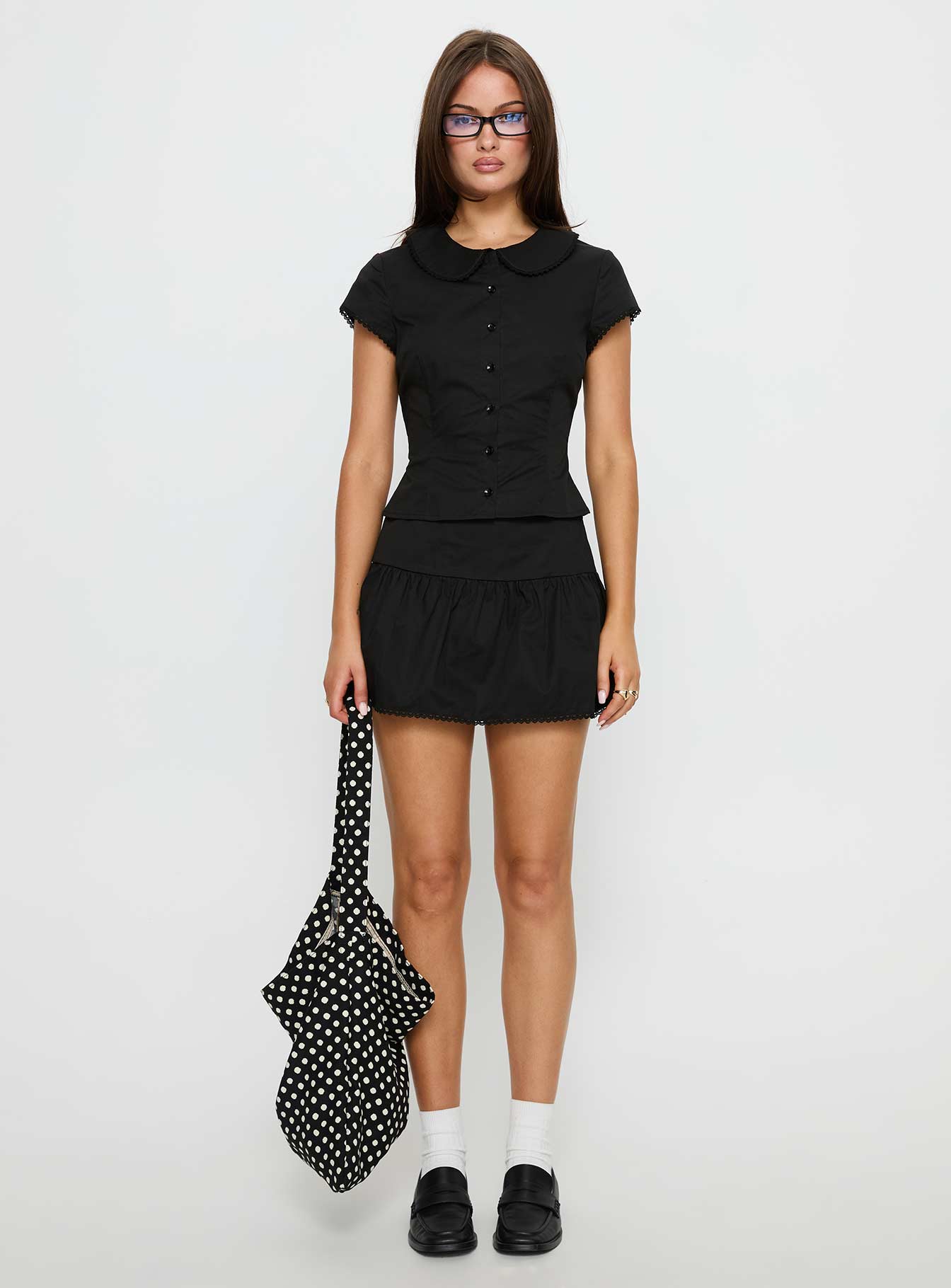 Sweet Treat Button Up Set Black - Image 7