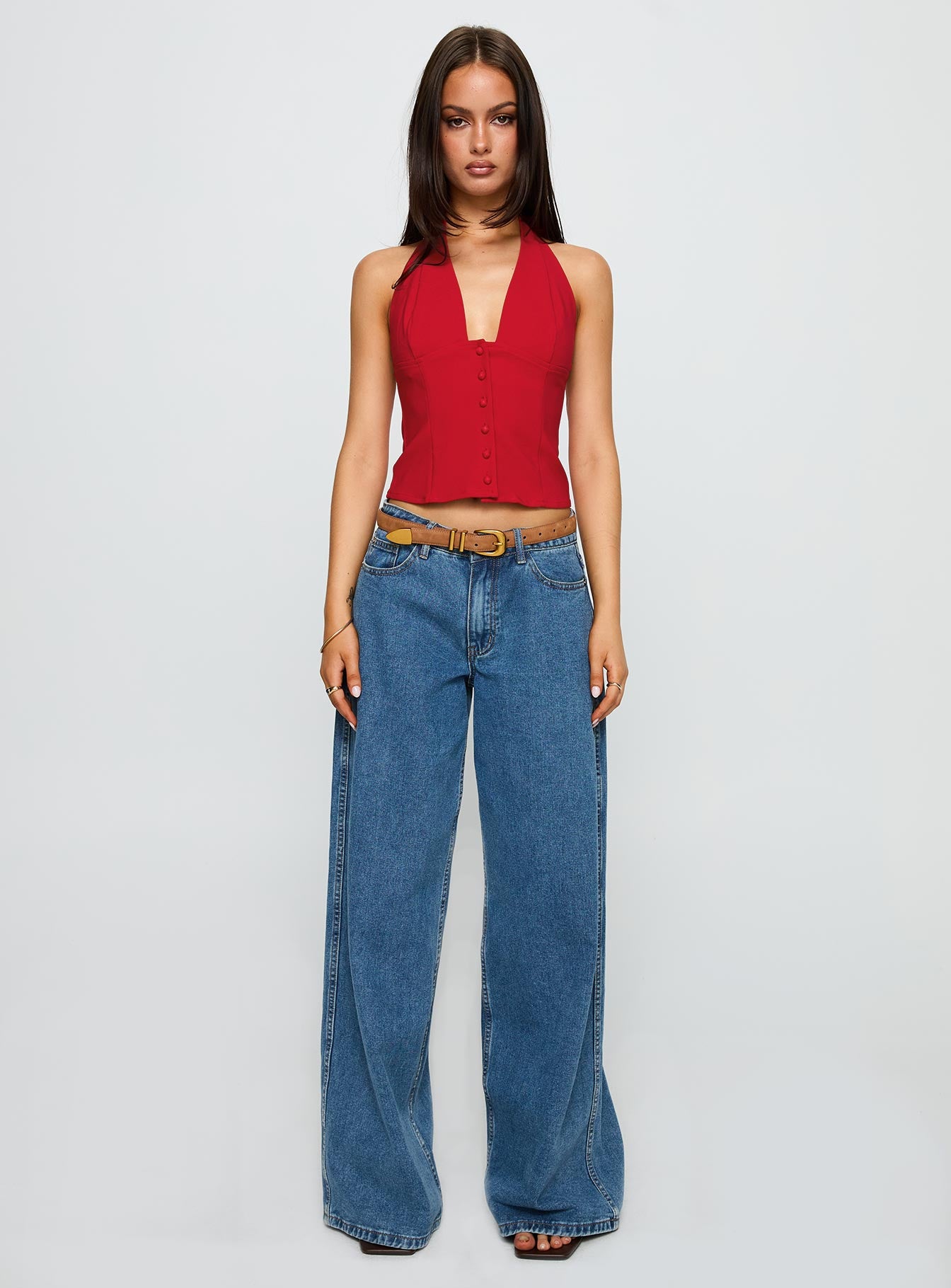 Serefina Halter Top Red - Image 7