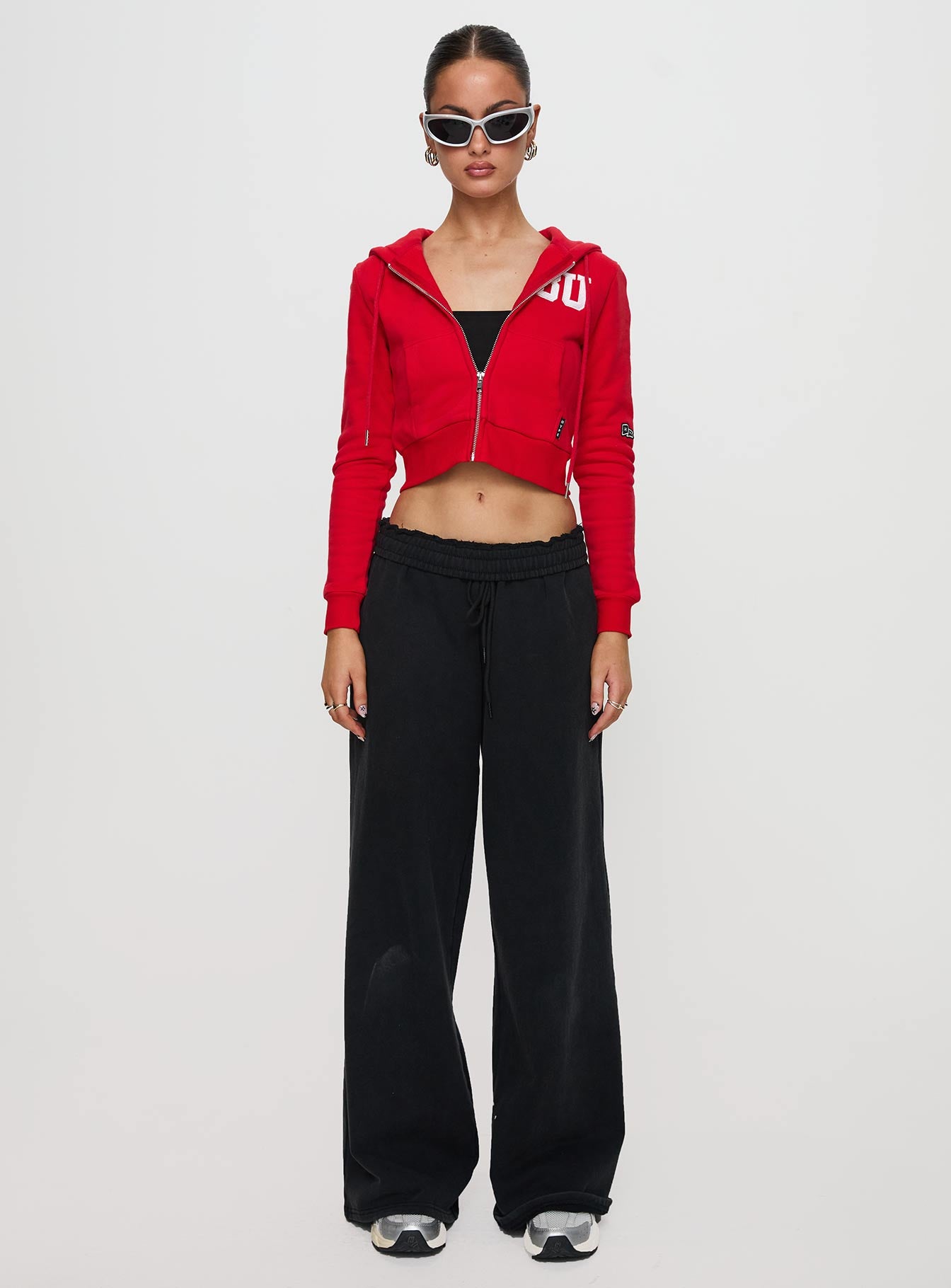 BU MIA Zip Sweater Red - Image 7