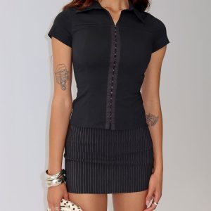 Witney Short Sleeve Shirt Black