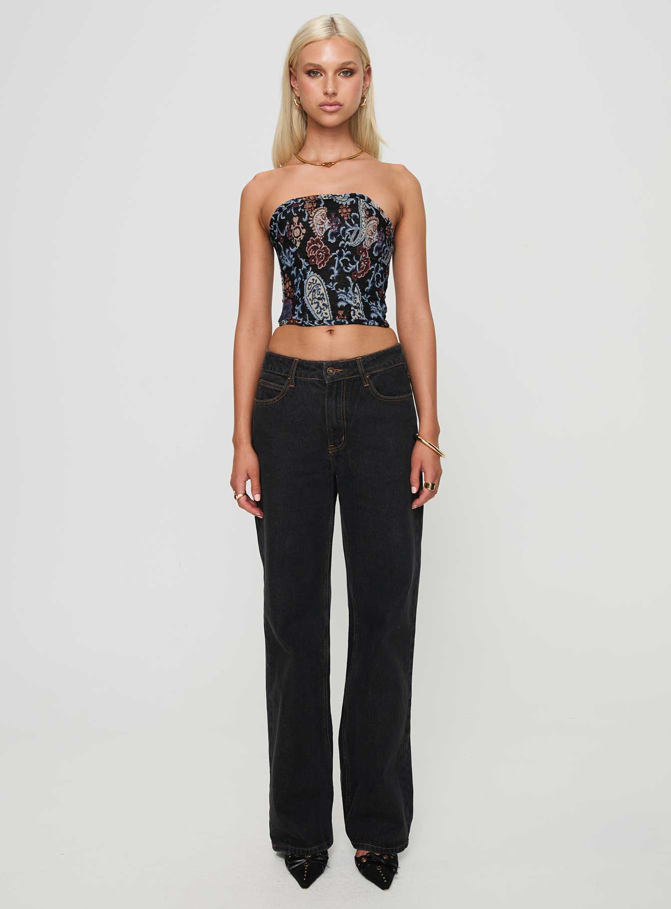 Lyrae Strapless Top Multi - Image 7