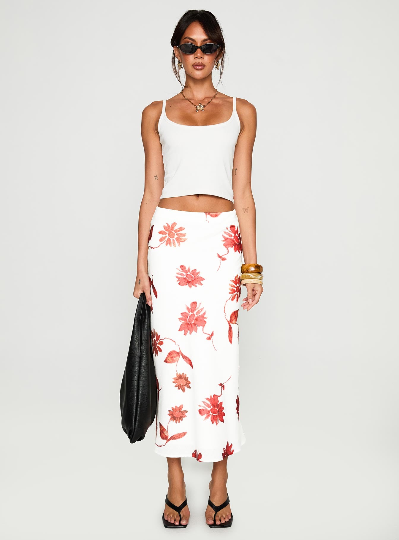Sun Soaked Midi Skirt Multi - Image 7