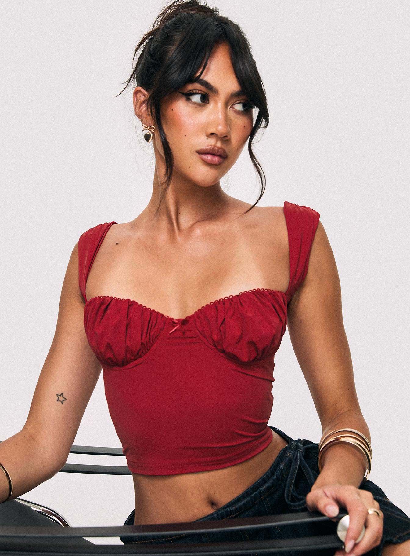 Candyce Top Red - Image 7