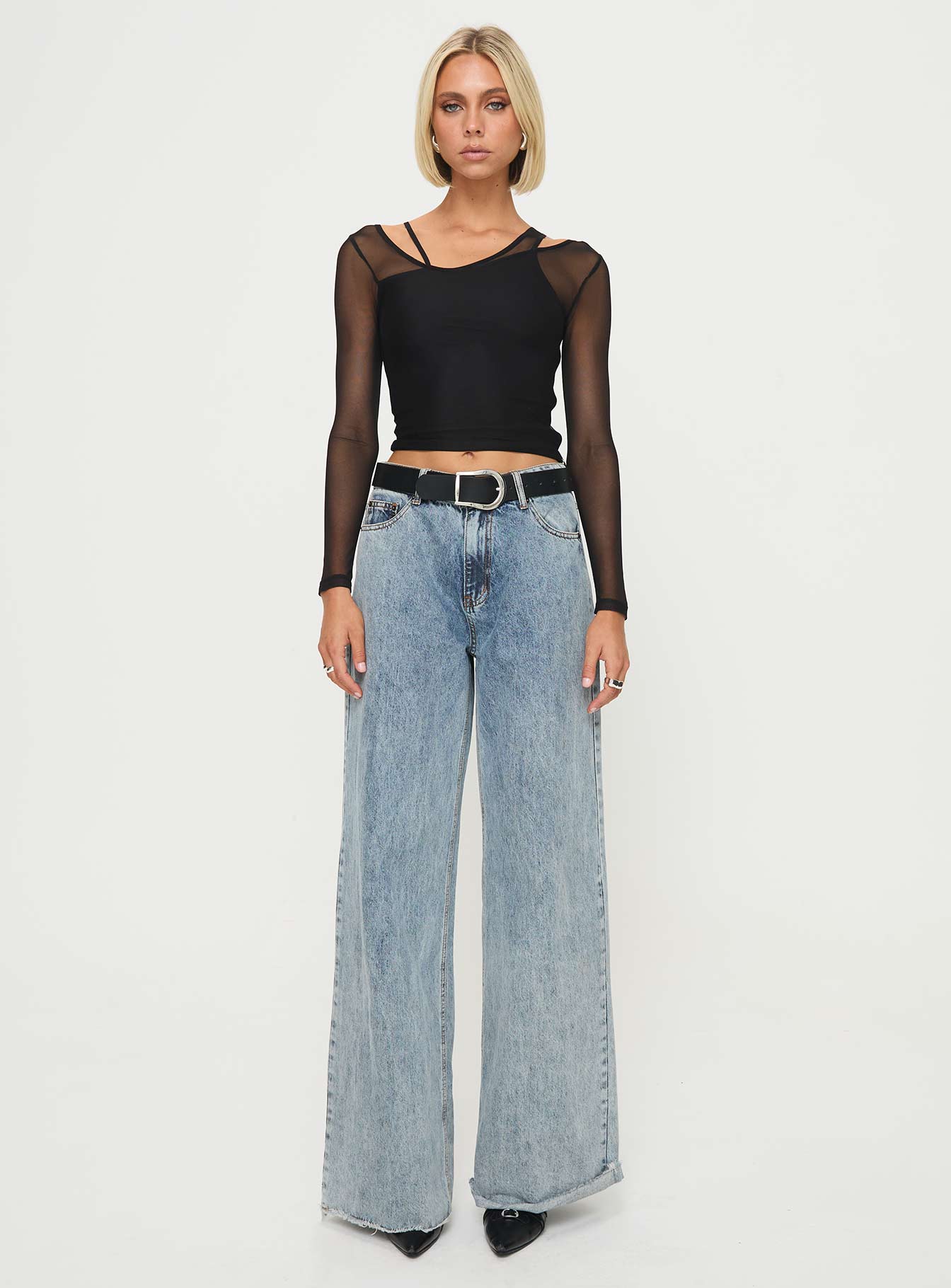 Fulfilled Long Sleeve Top Black - Image 6