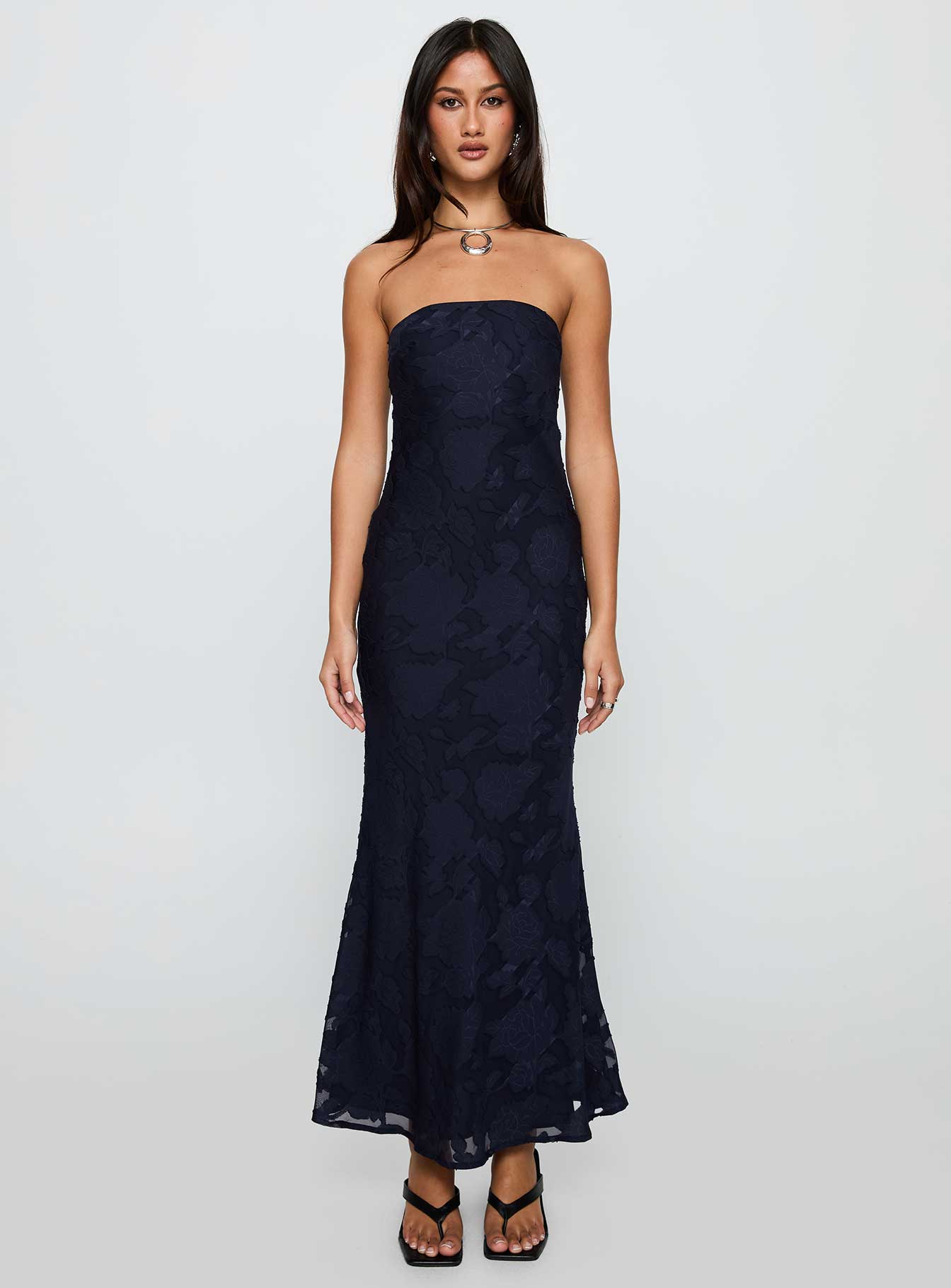 Haley Maxi Dress Navy - Image 6