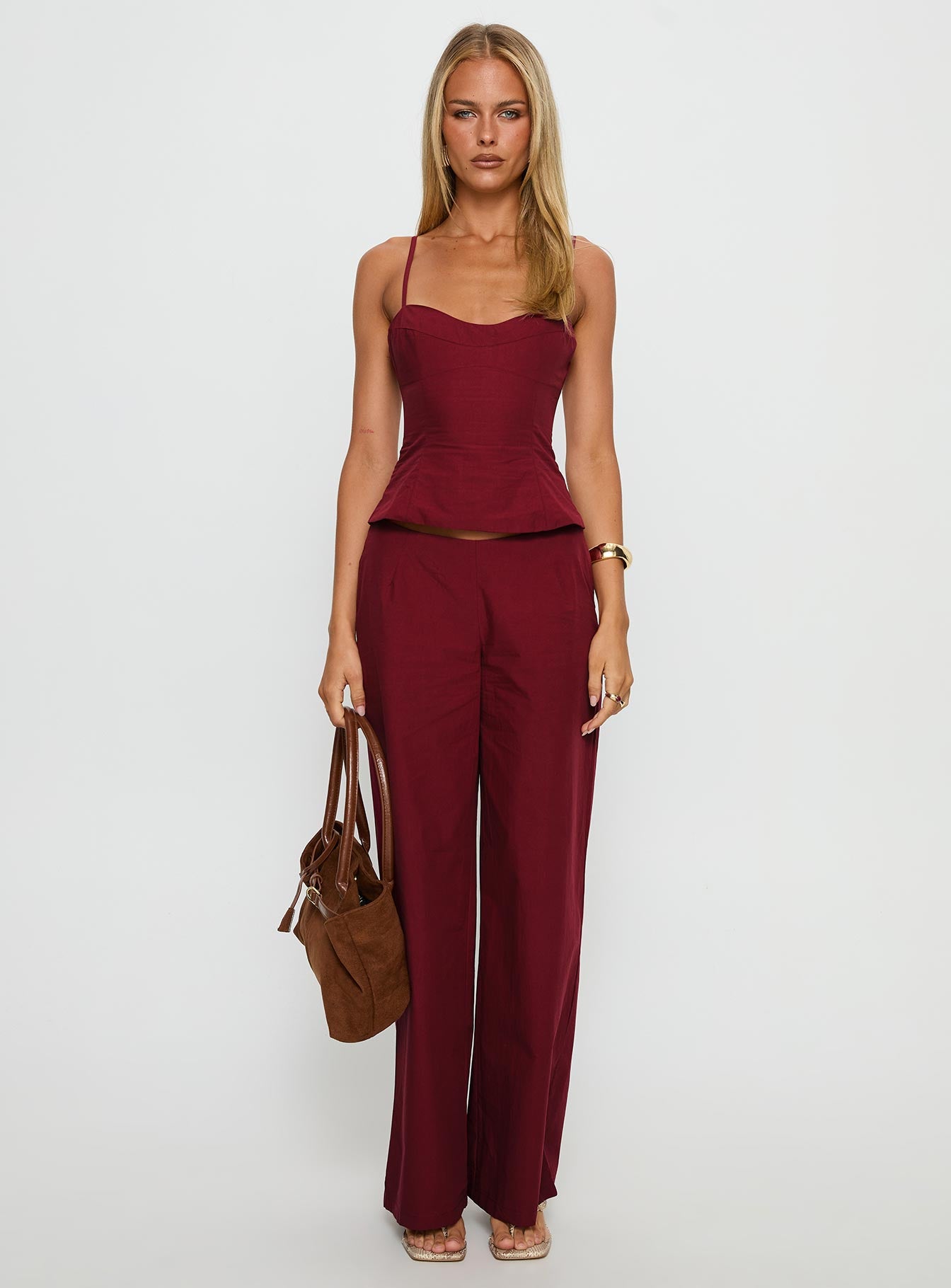 Kierstyn Corset Set Currant - Image 6