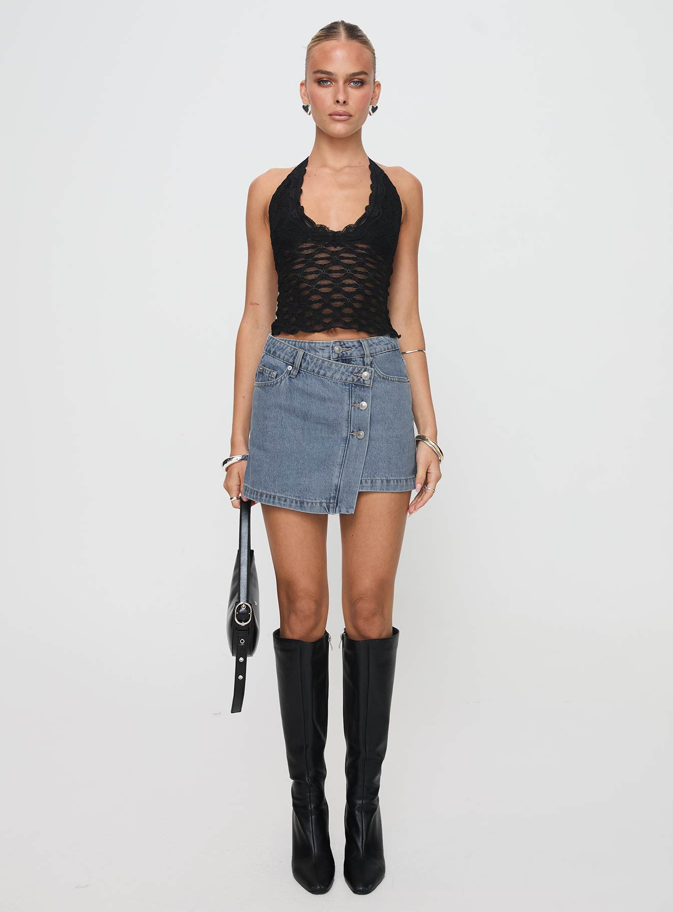 Only Angel Halter Top Black - Image 7