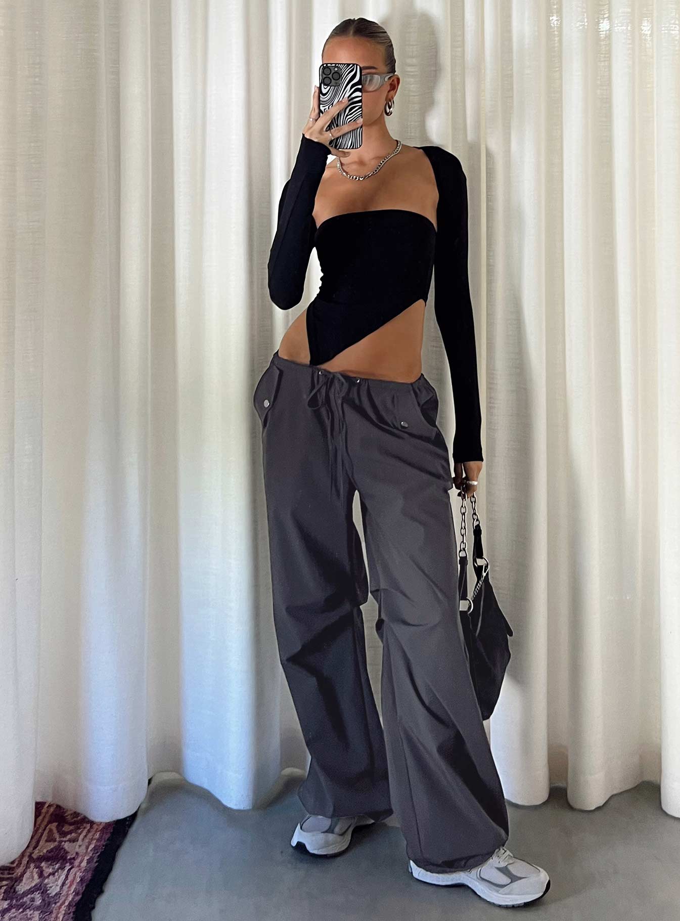 Snow Parachute Pants Slate - Image 6