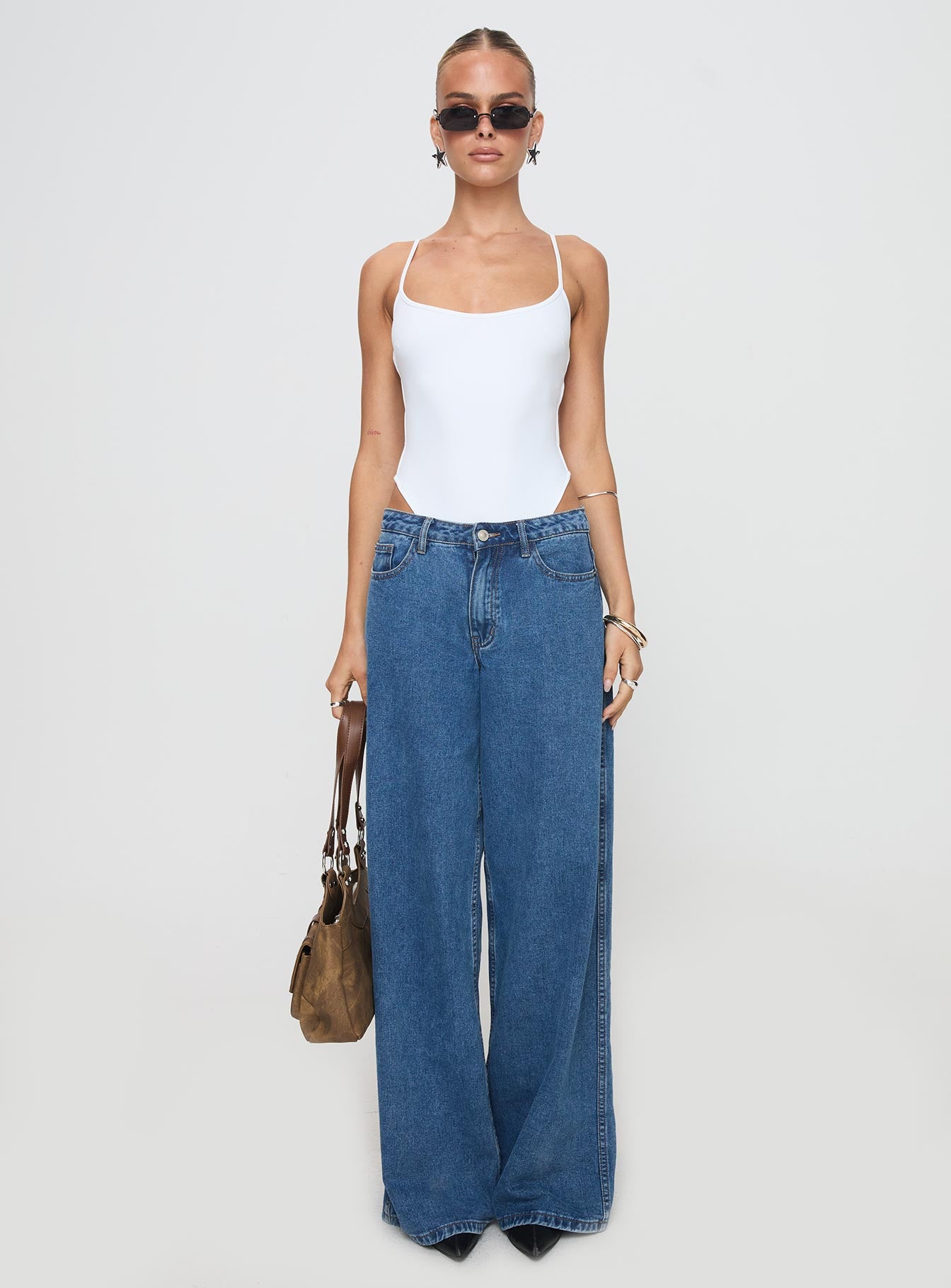 All Tied Up Bodysuit White Tall - Image 4