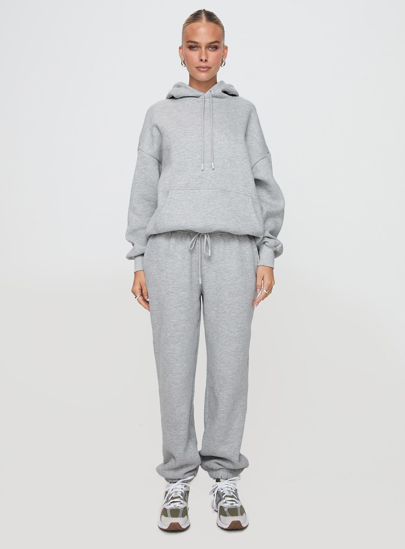 Dream Fleece Classic Hoodie Grey Marle - Image 7