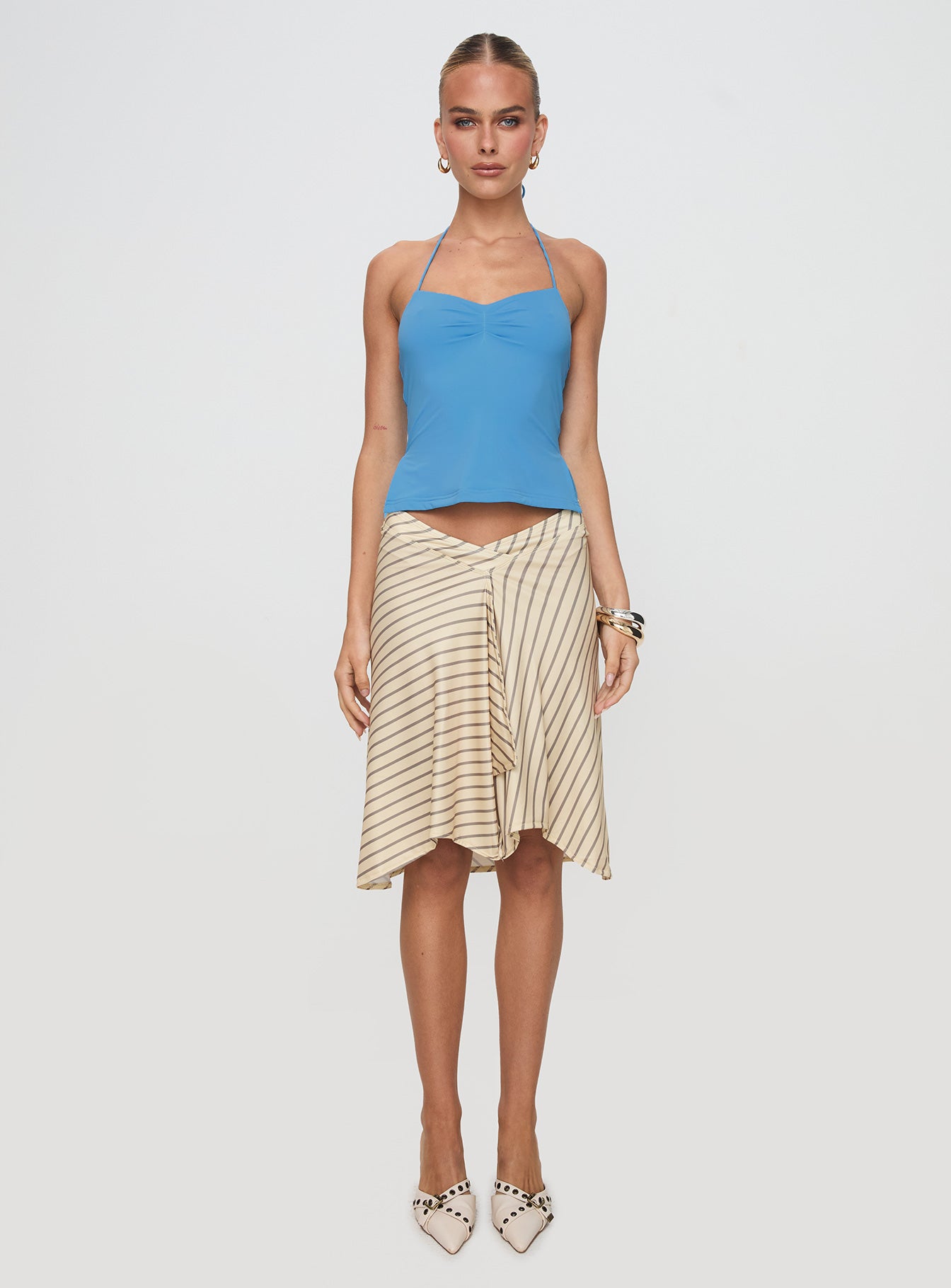 Rehna Halter Top Blue - Image 7