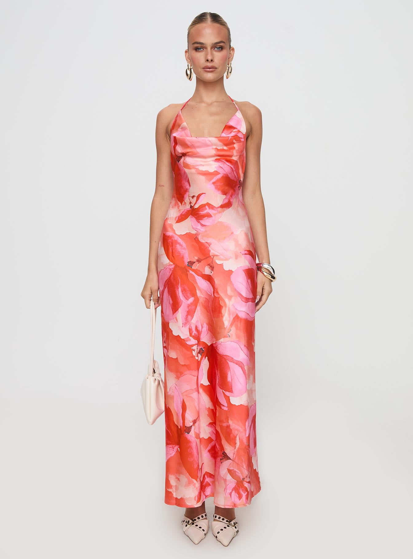 Simor Maxi Dress Red - Image 7