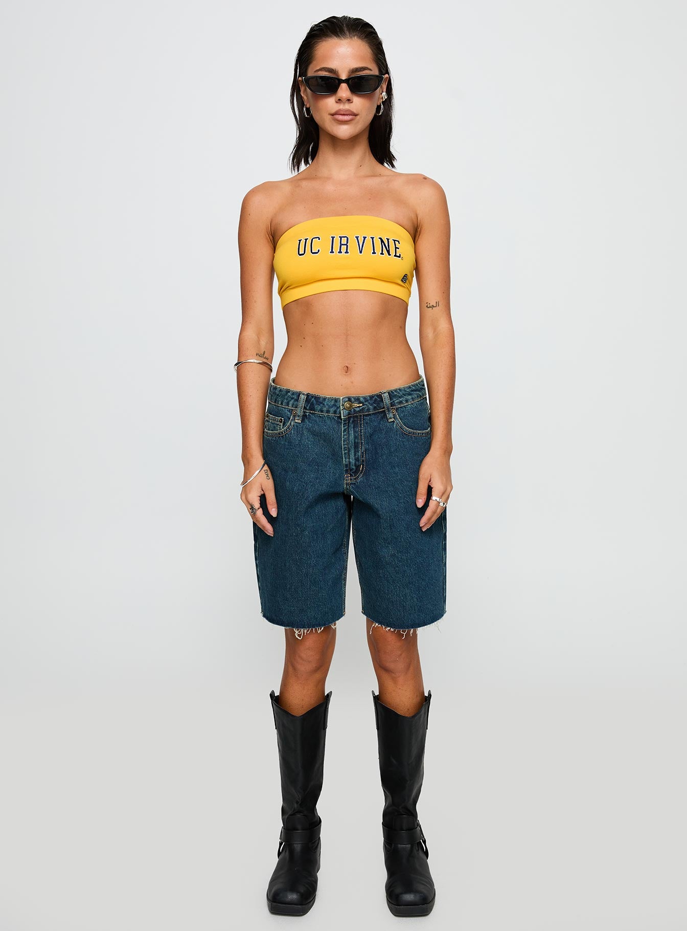 UC Irvine Bandeau Top Gold - Image 7