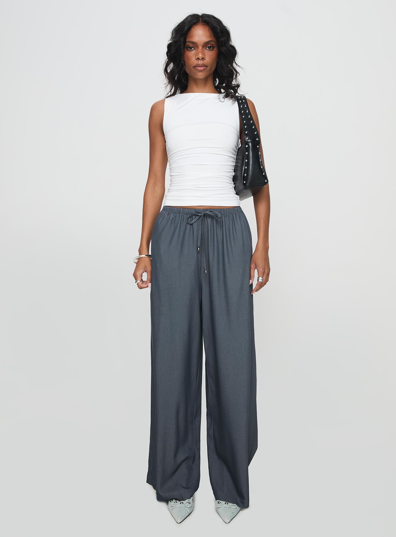 Tallilah Pants Dark Chambray - Image 7