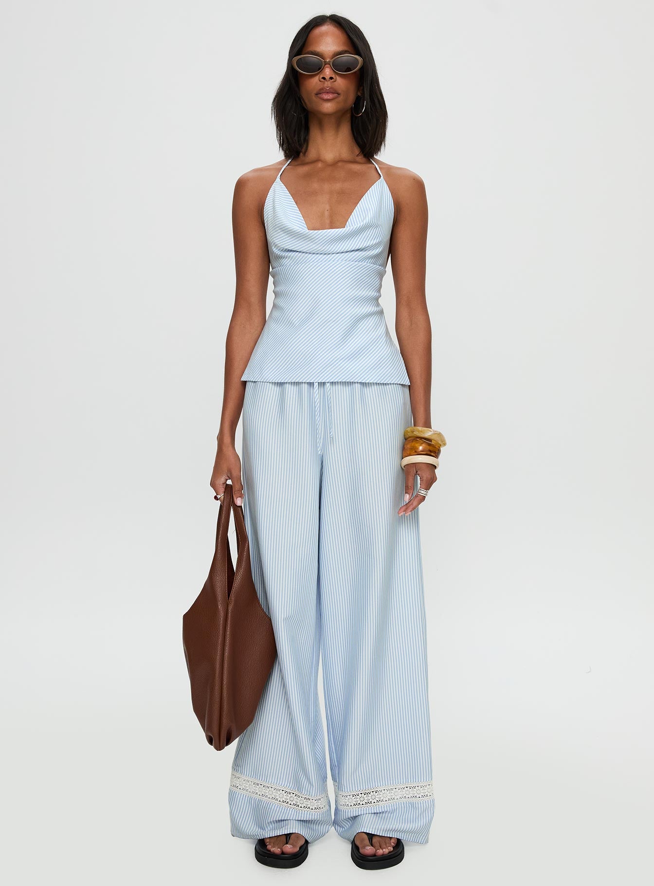 Summer Too Hot Pant Blue Stripe - Image 7