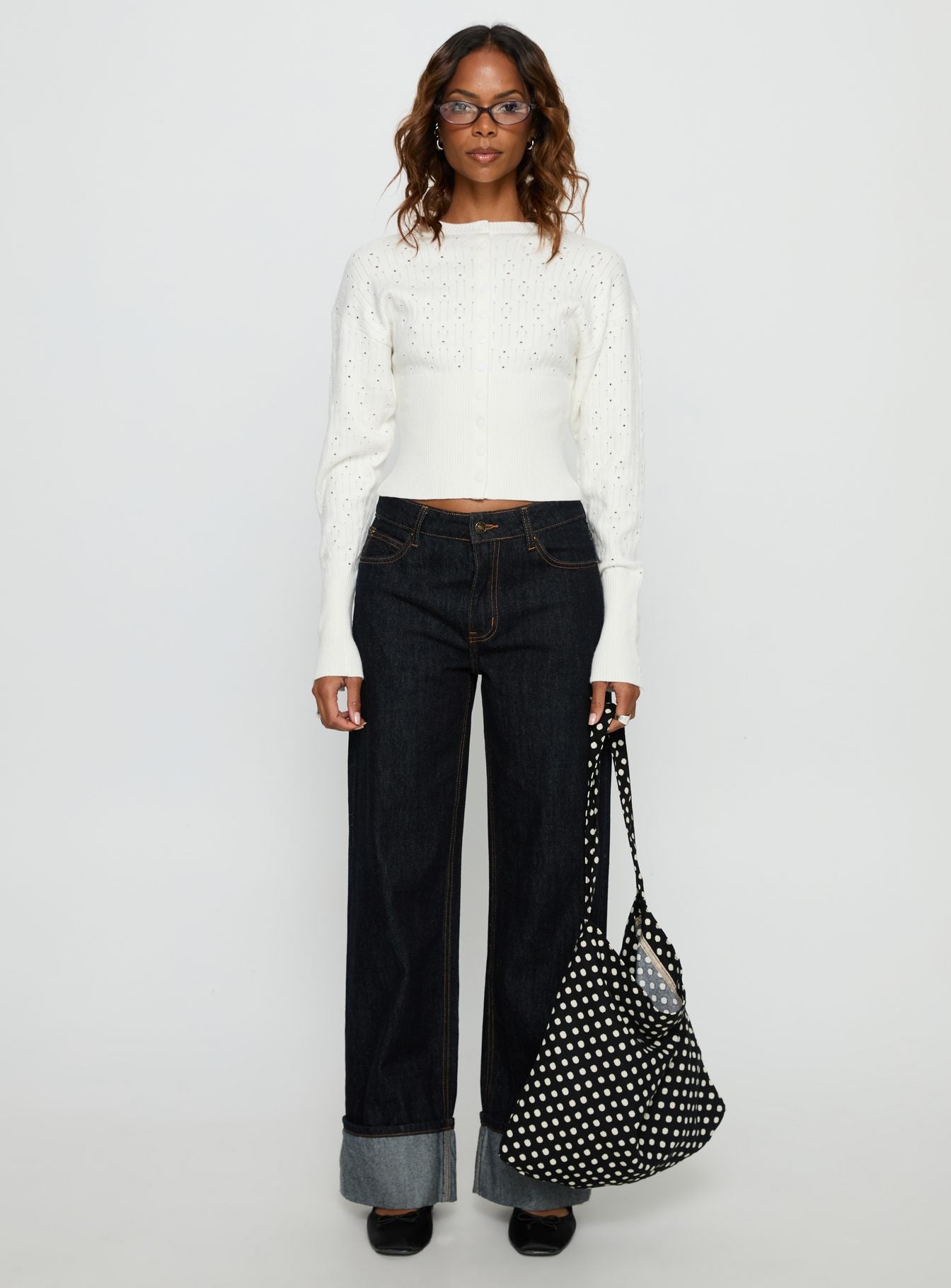 Head In The Clouds Cardigan Cream - Image 7