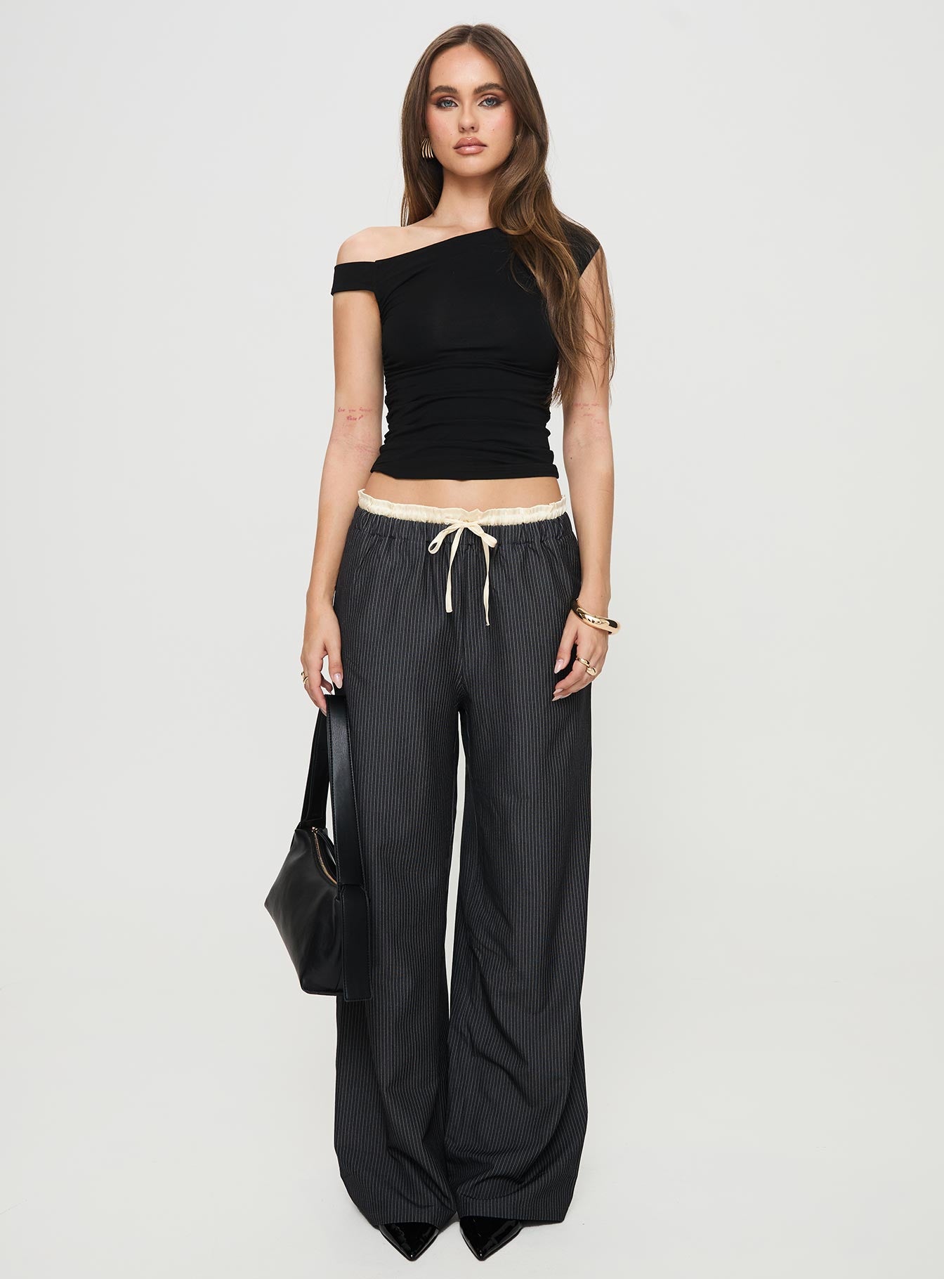 Seraphic Pants Charcoal Stripe - Image 7