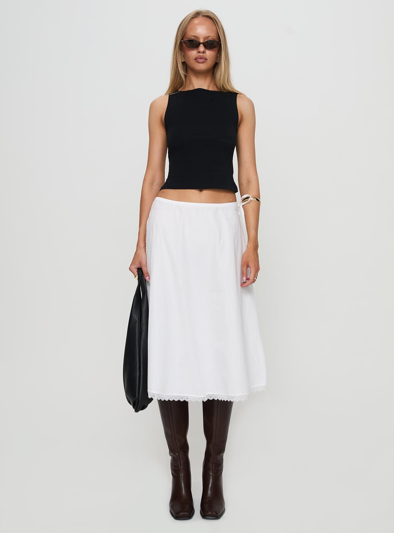 Taka Midi Skirt White - Image 7