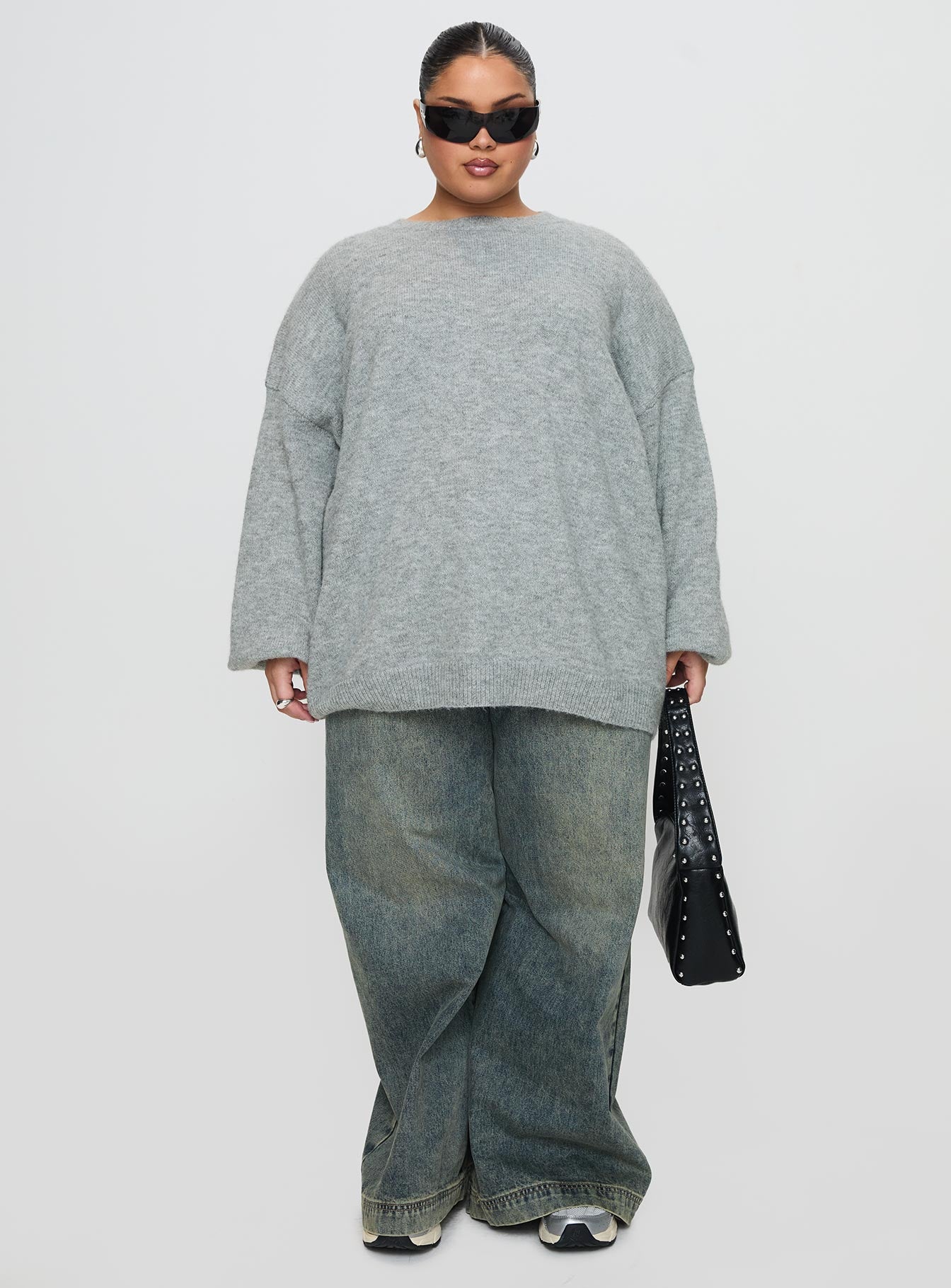 Ryanna Sweater Grey Curve - Image 7