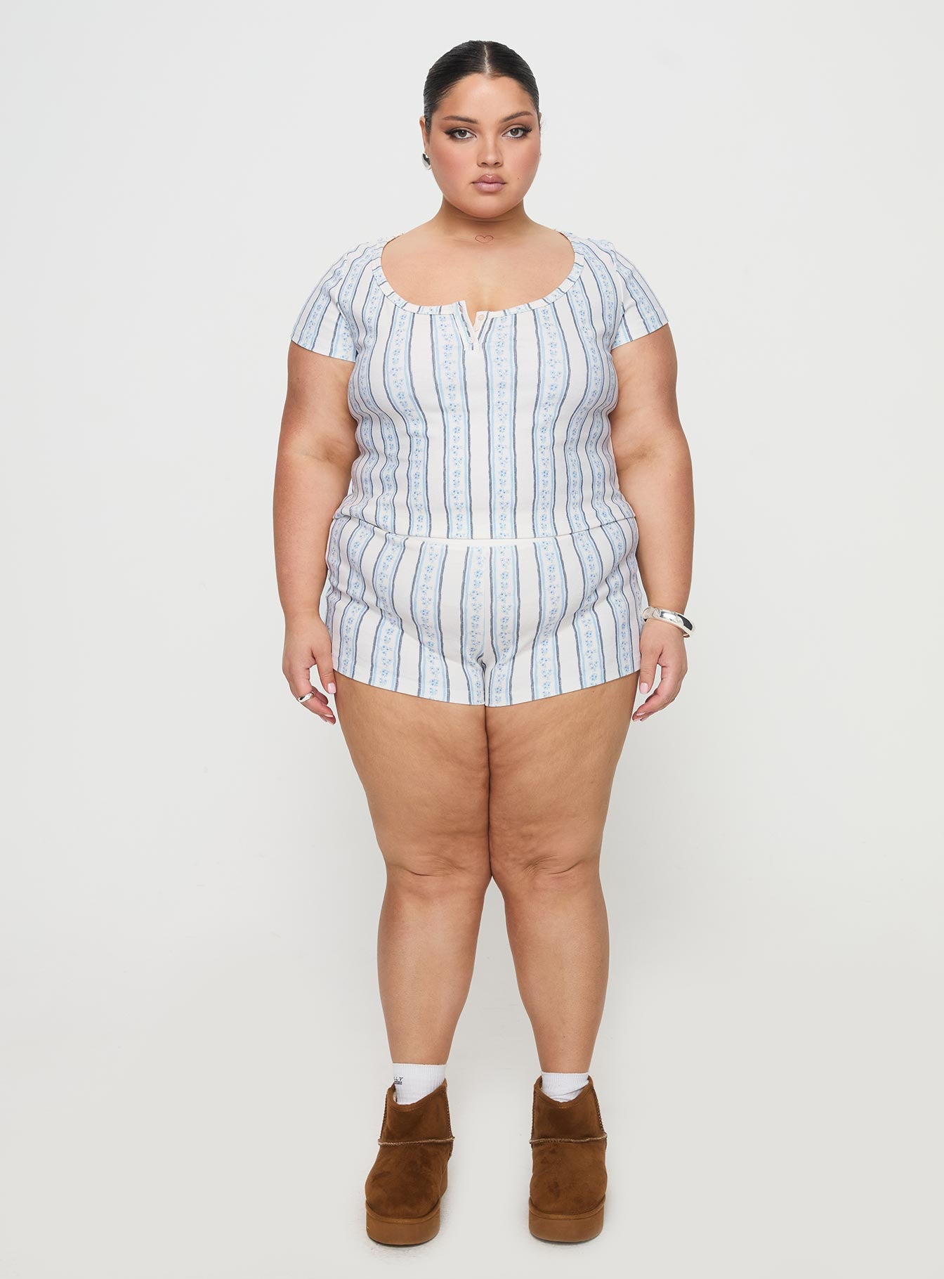 Yearning Rib Sleep Set Multi Curve - Image 7