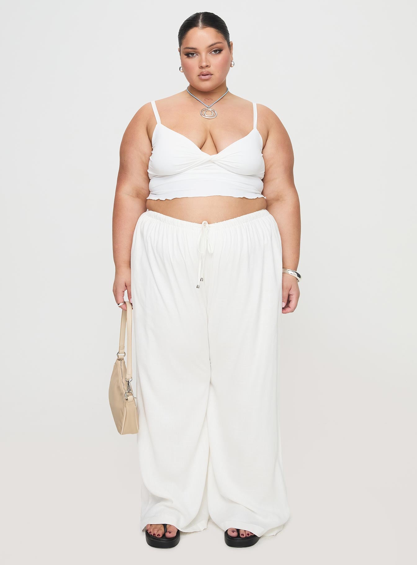 Ogilvie Linen Blend Pants White Curve - Image 7