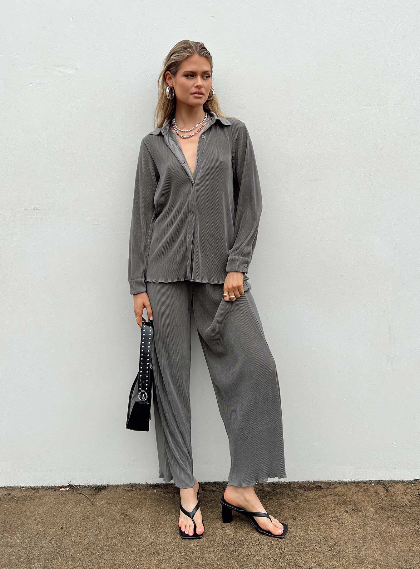 Cartmore Plisse Pants Charcoal - Image 7