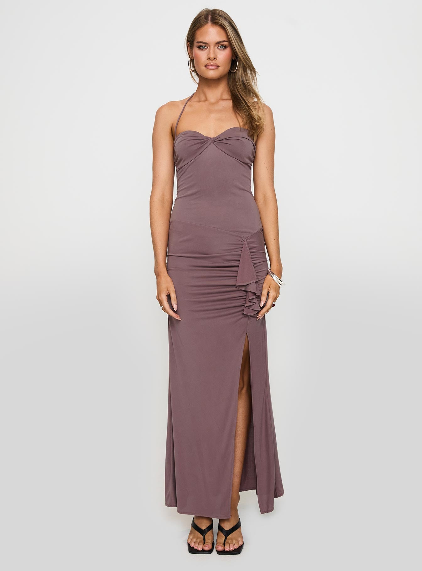 Destinations Maxi Dress Mauve - Image 10
