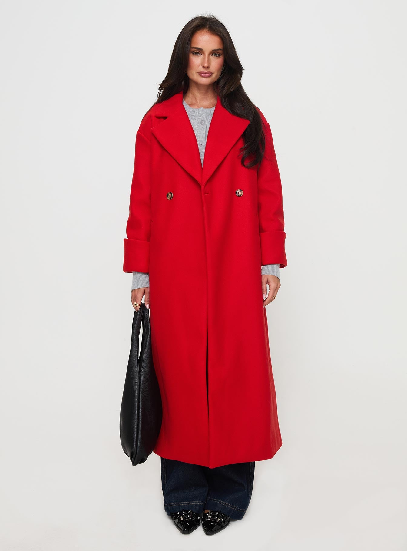 Mirandah Coat Red - Image 7