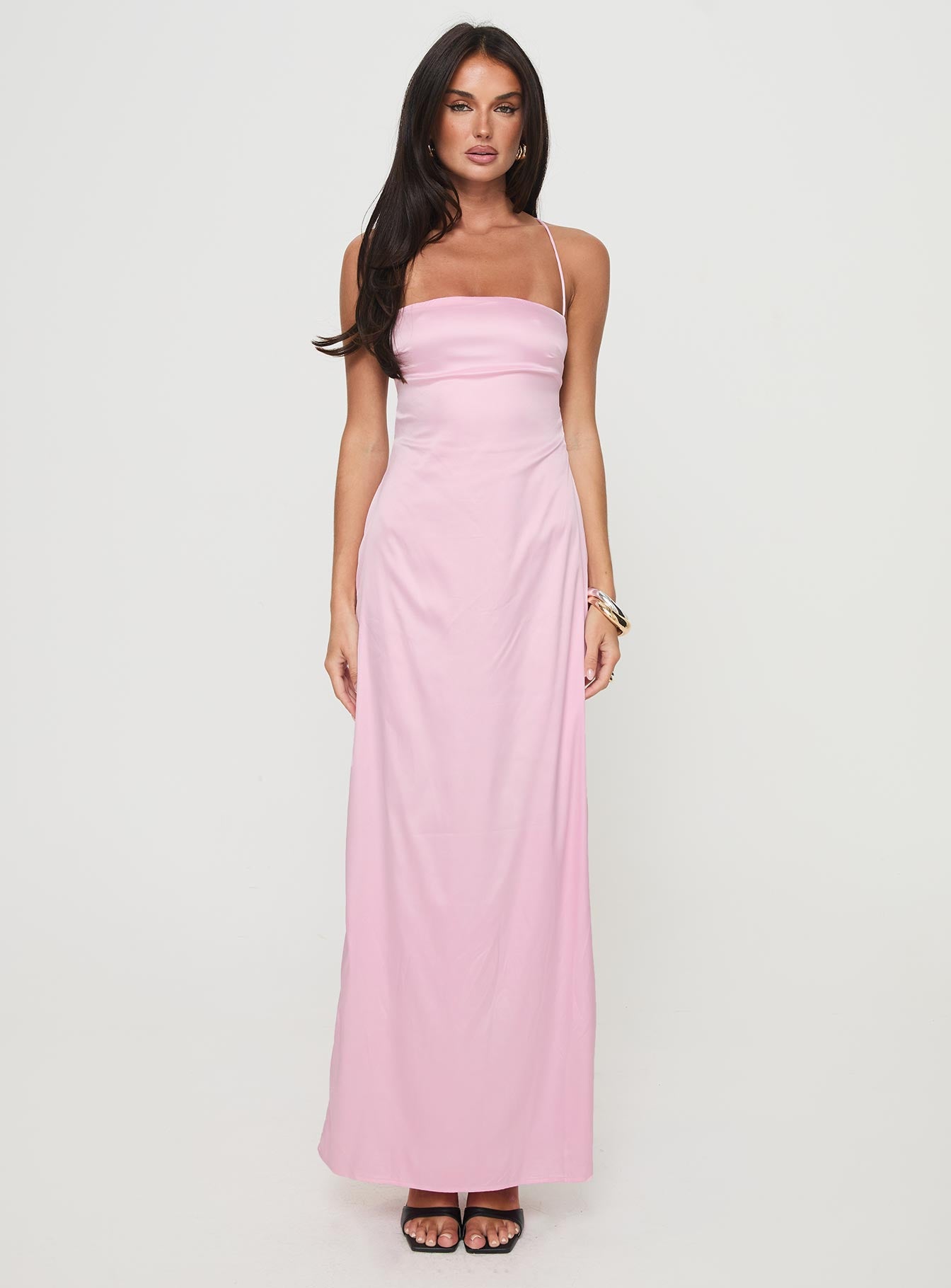 Roselyn Maxi Dress Pink - Image 7