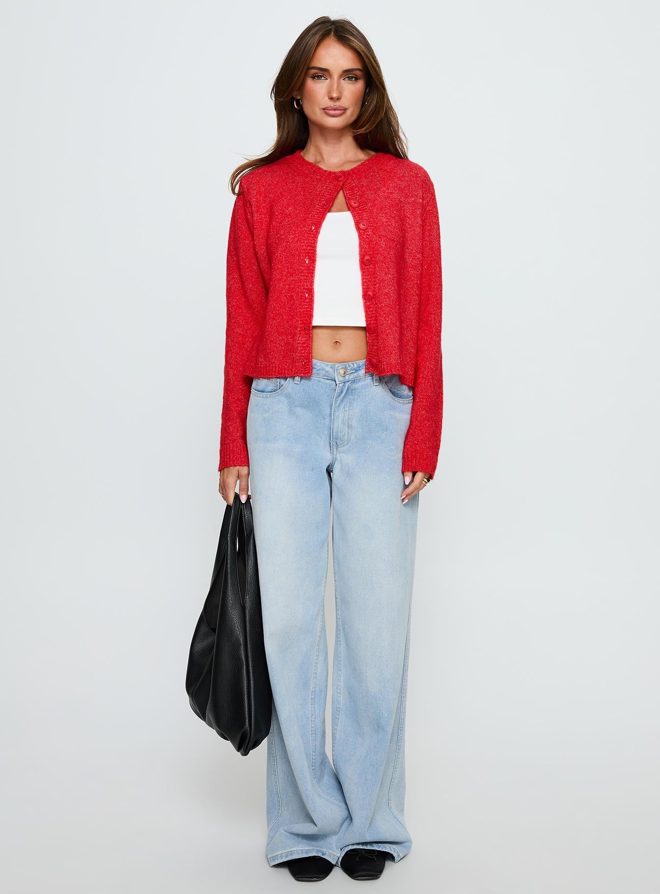 Denmark Cardigan Red - Image 6