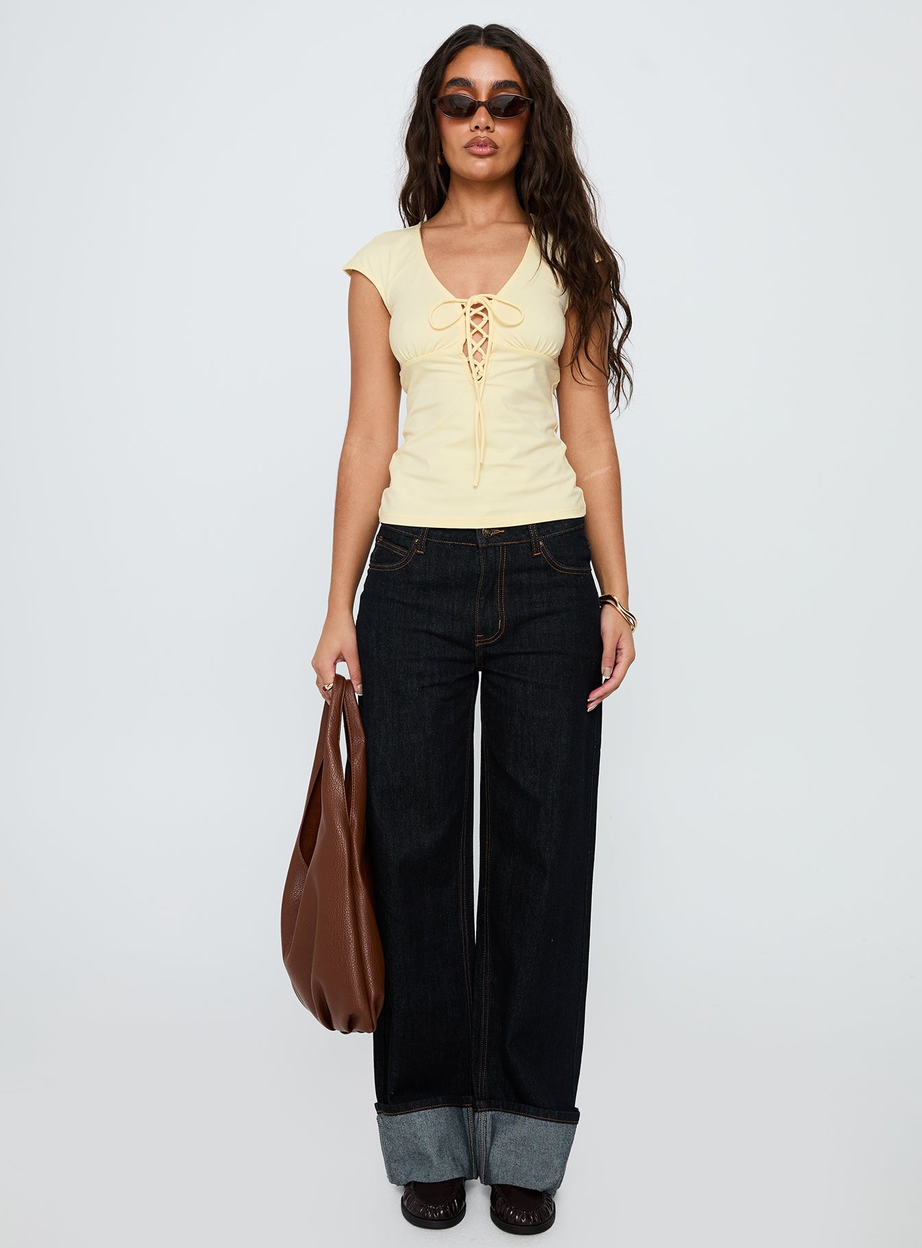 Glide Tie Up Top Butter - Image 6