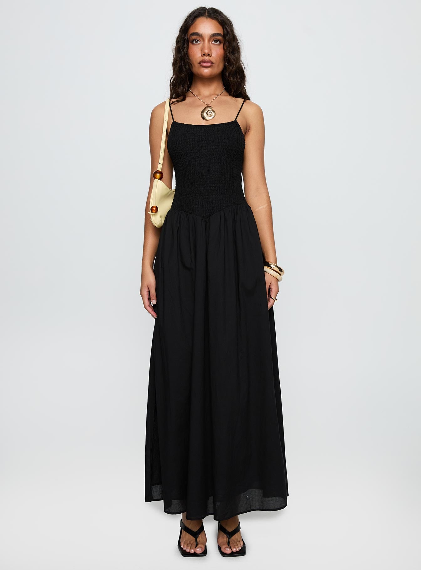 Carys Maxi Dress Black - Image 6