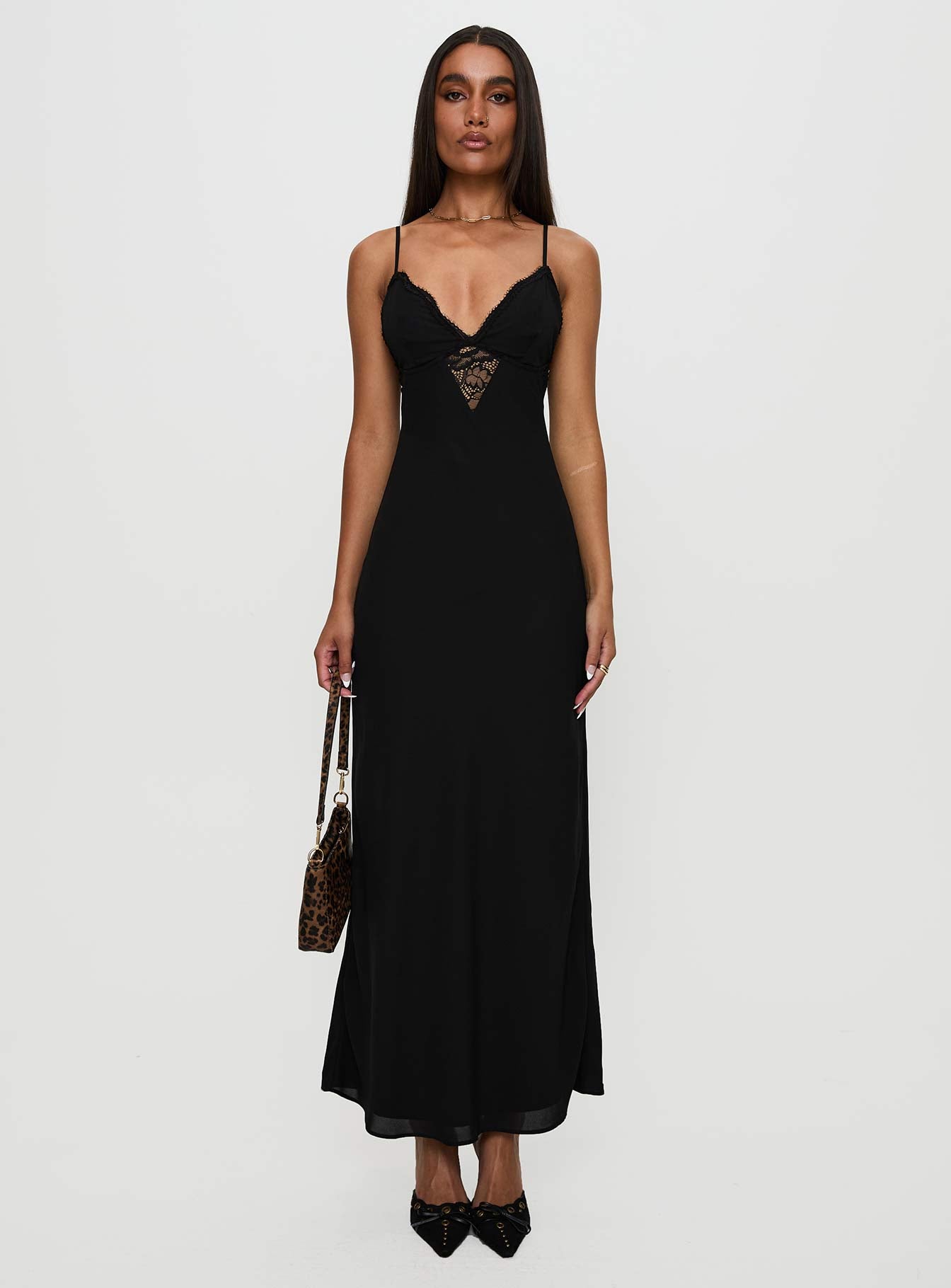 Artea Maxi Dress Black - Image 7