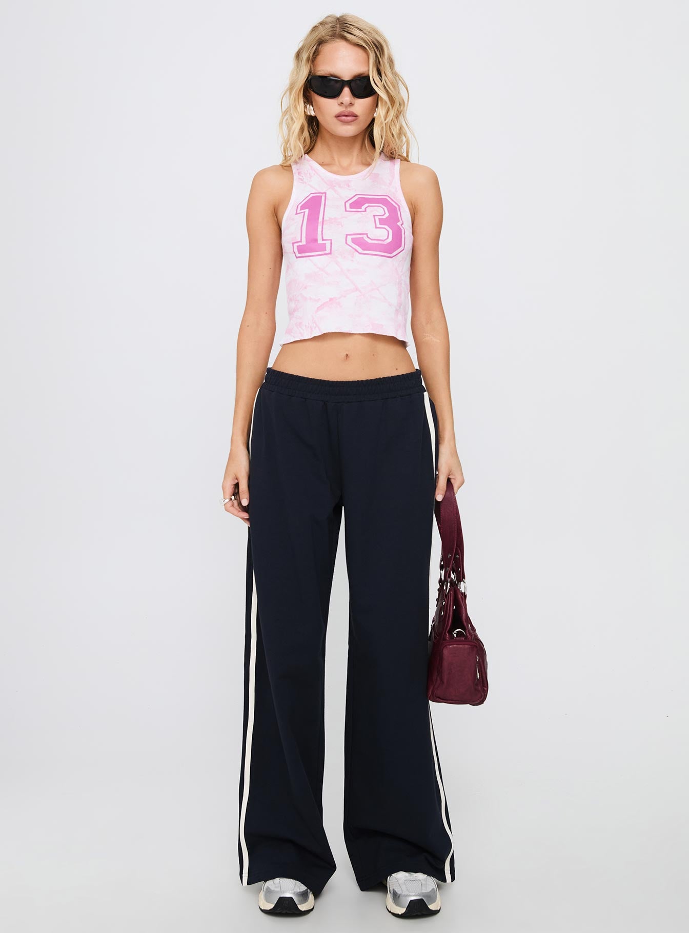 Lucky 13 Graphic Tank Purple - Image 7