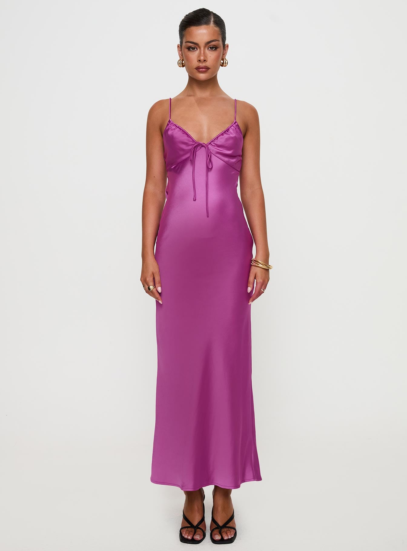 Maguire Maxi Dress Purple - Image 7